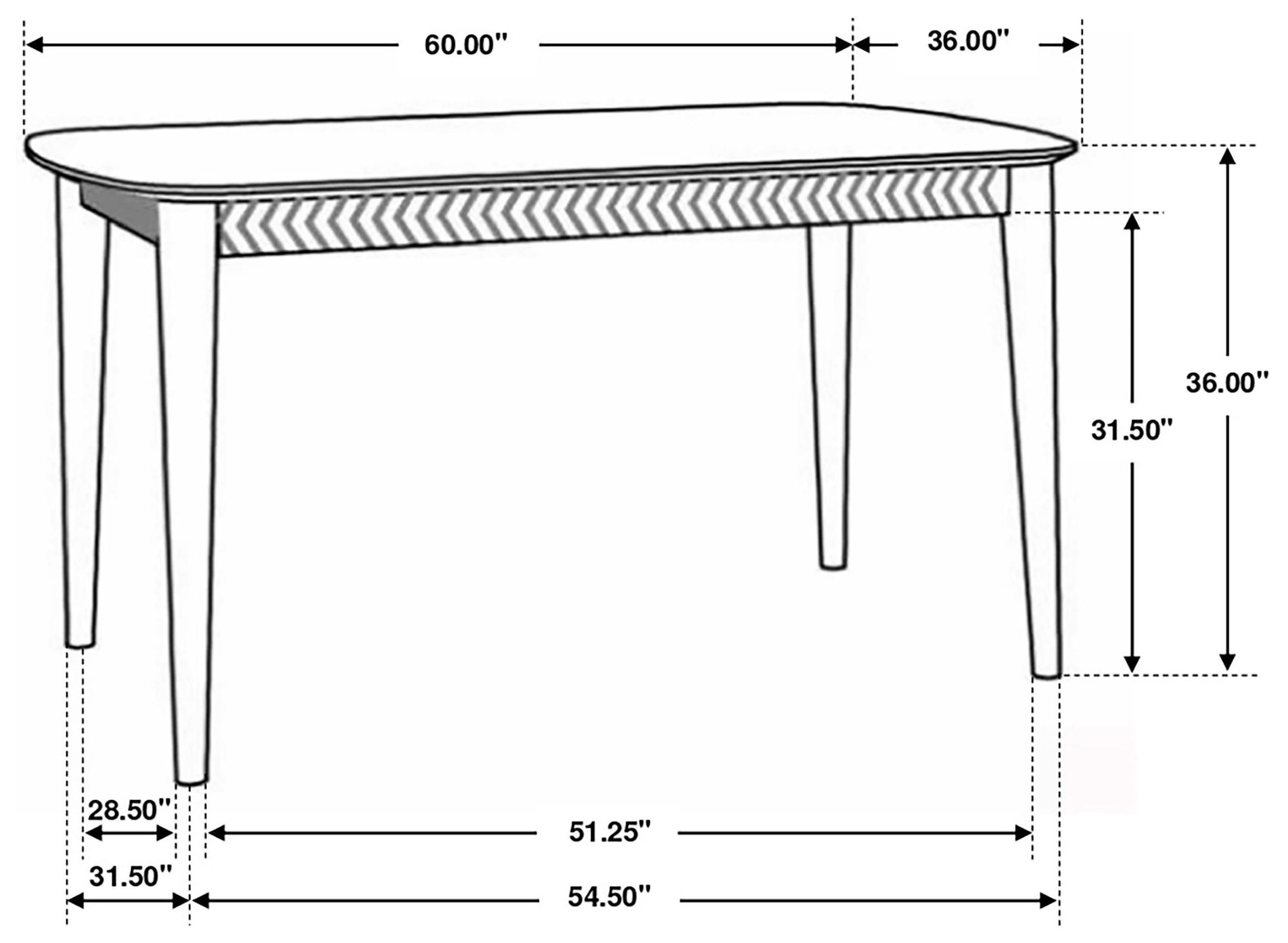 Partridge Natural Sheesham and Black Counter Height Dining Table