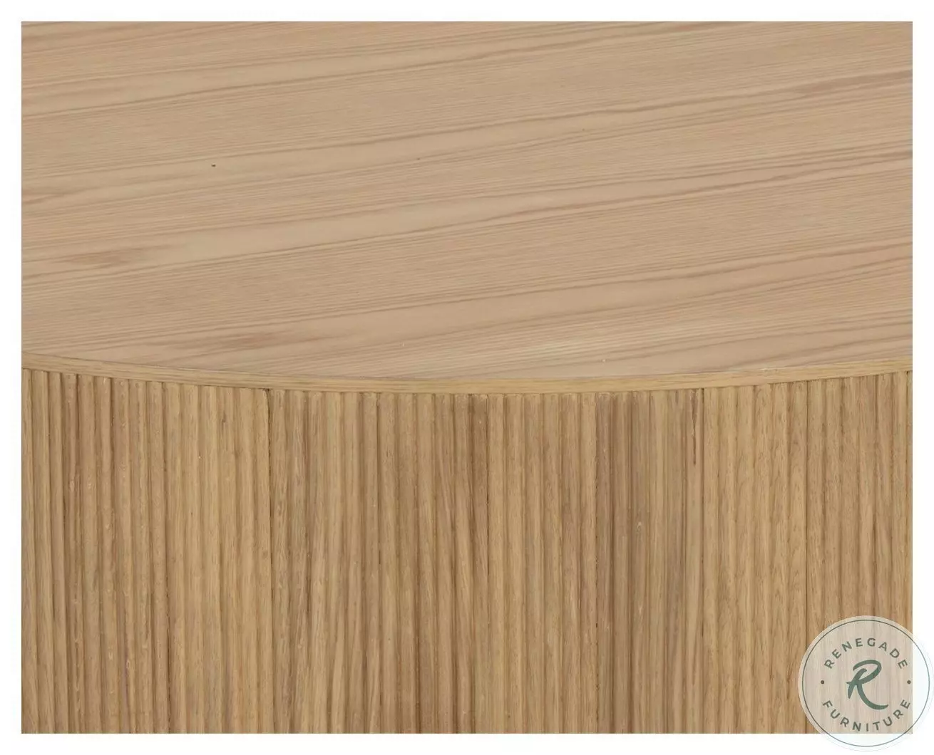Kalla Natural And Brushed Gold Coffee Table From Sunpan
