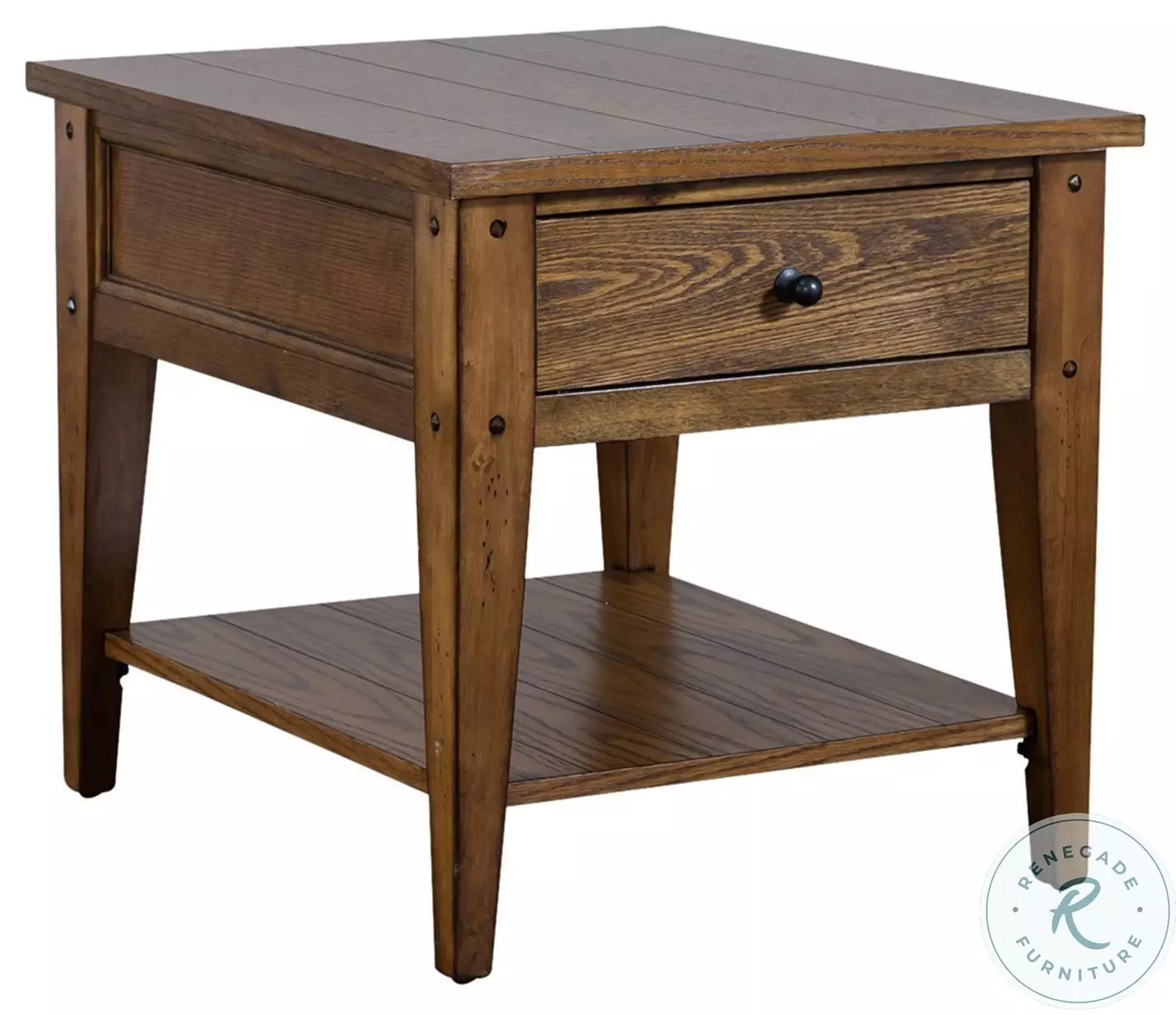 Lake House Oak End Table From Home Gallery Stores | Home