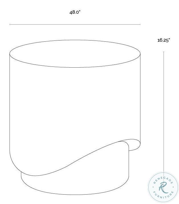 Mykonos Cream Outdoor End Table