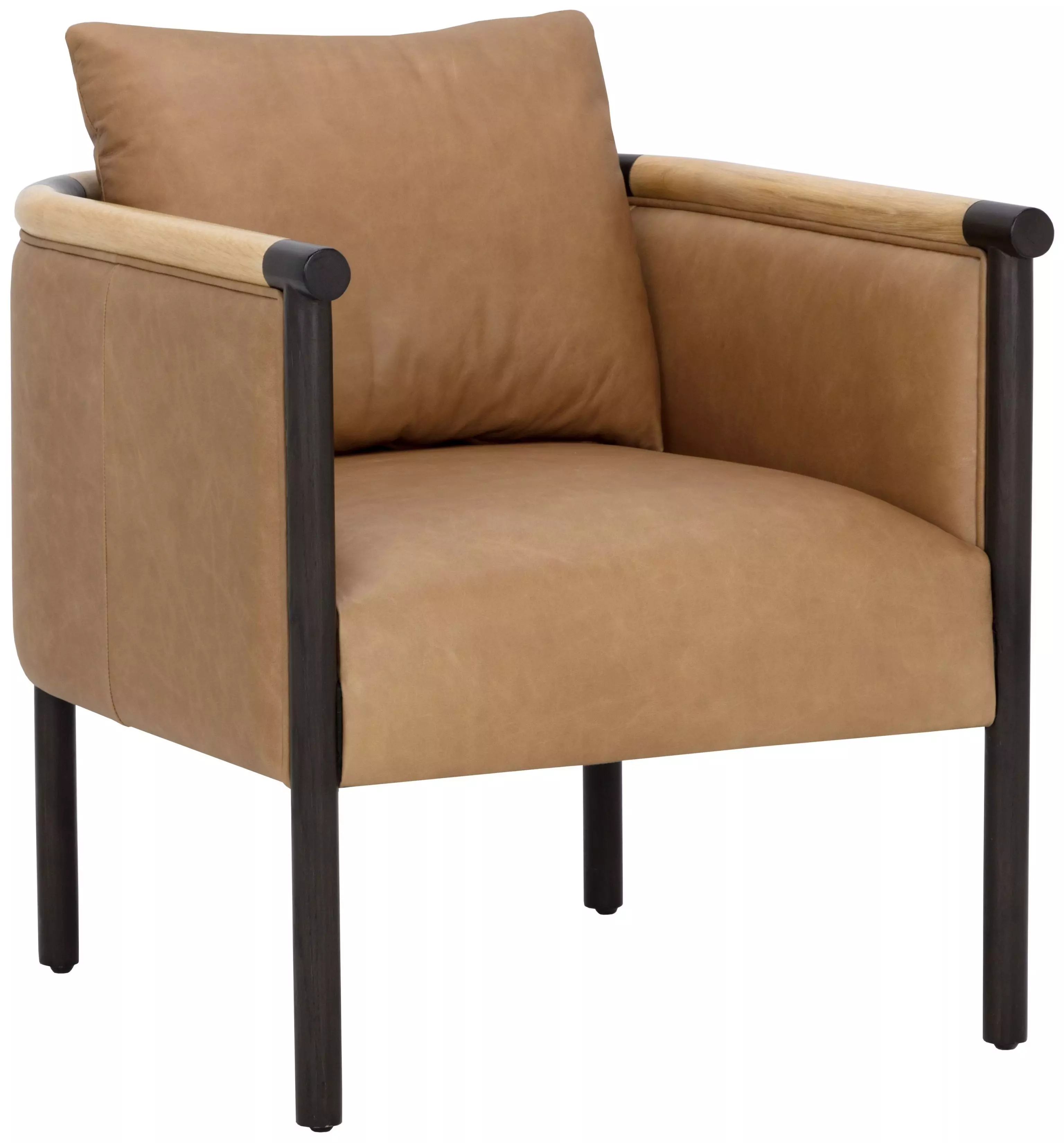 SUNPAN 111423 Wilder Ludlow Sesame Leather Lounge Chair