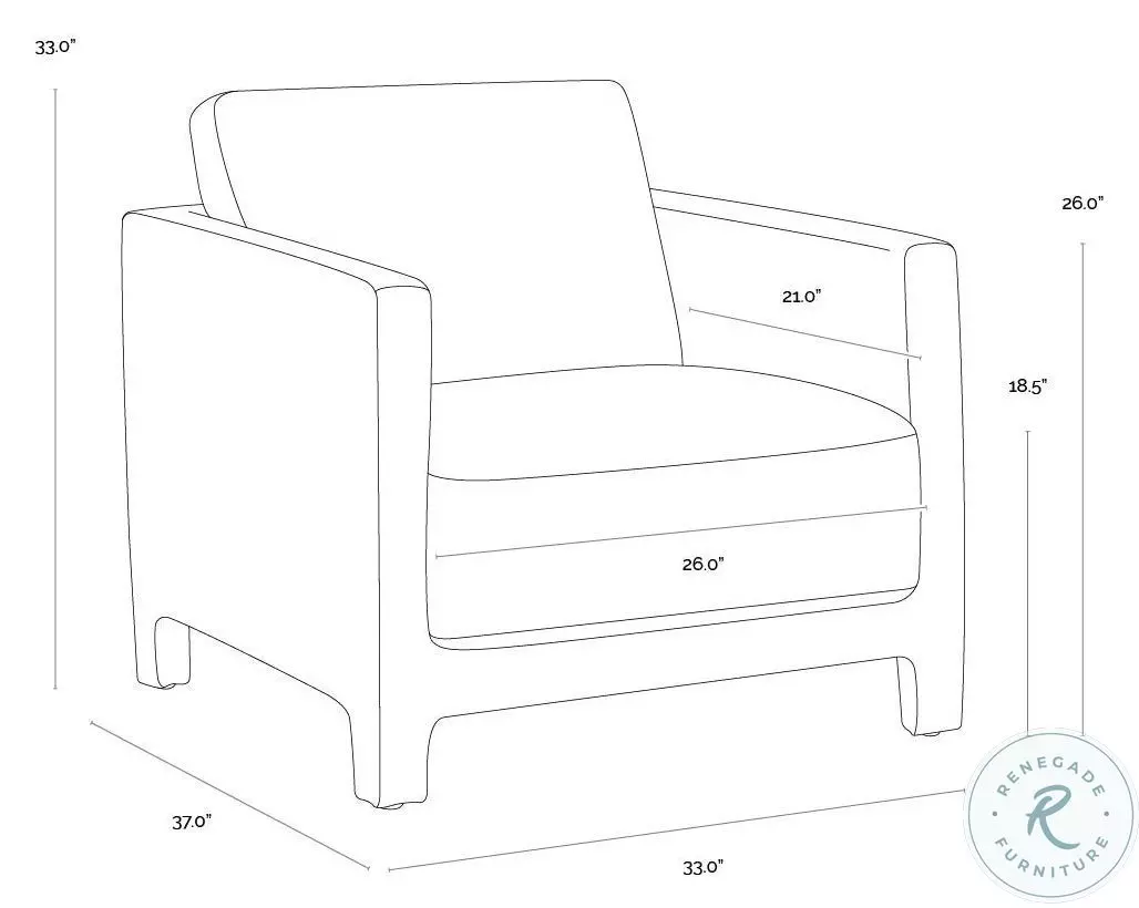 Rodric Chocolate Lounge Chair