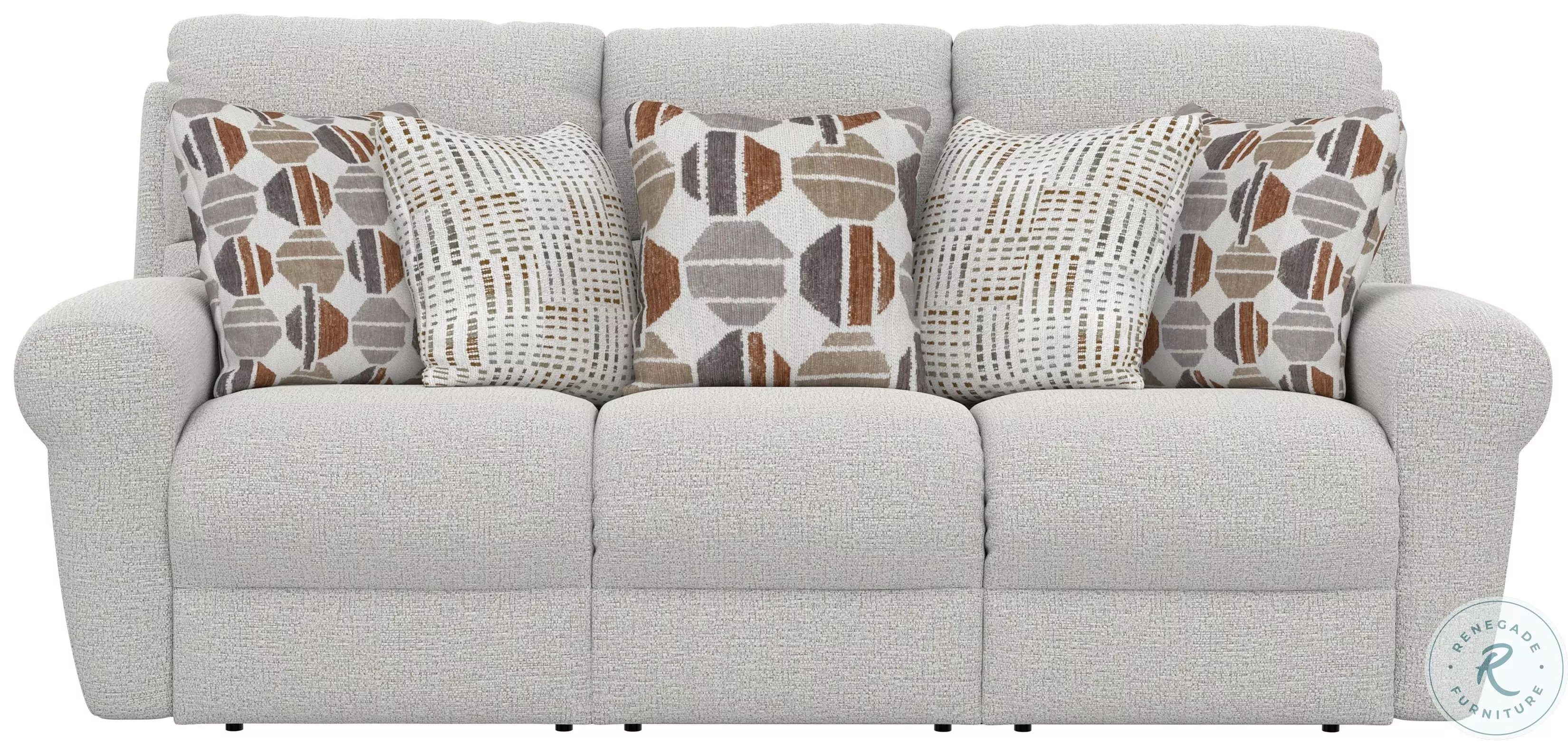 Kellen Ecru Lay Flat Reclining Sofa From Catnapper | Coleman Furniture