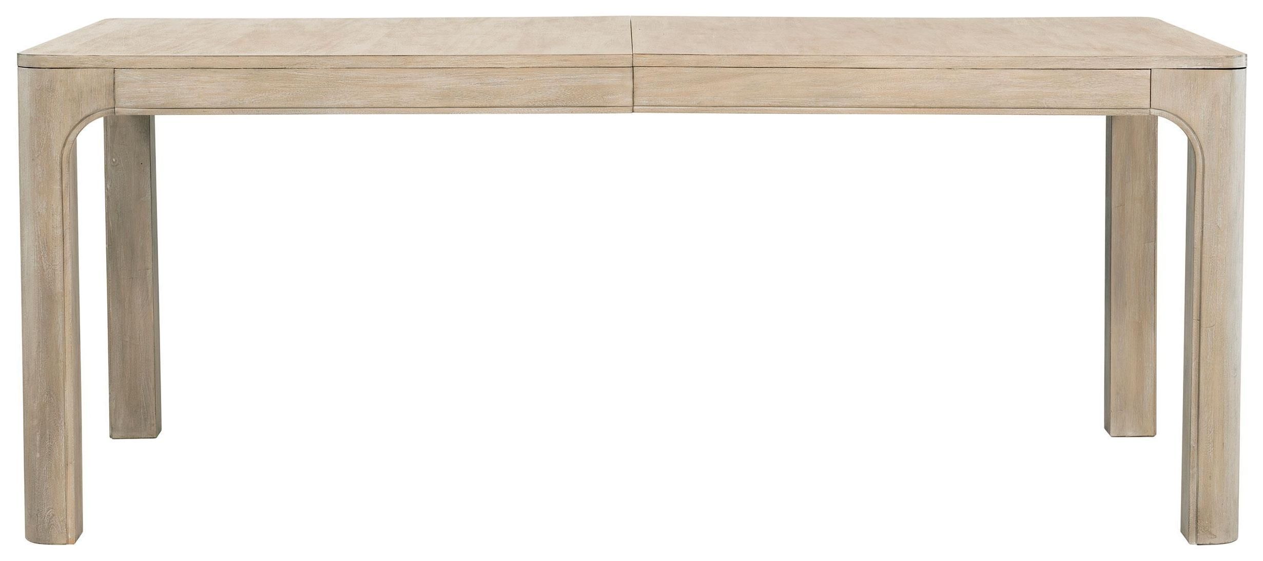 Solano Weathered Mango 90" Extendable Rectangular Dining Table From ...