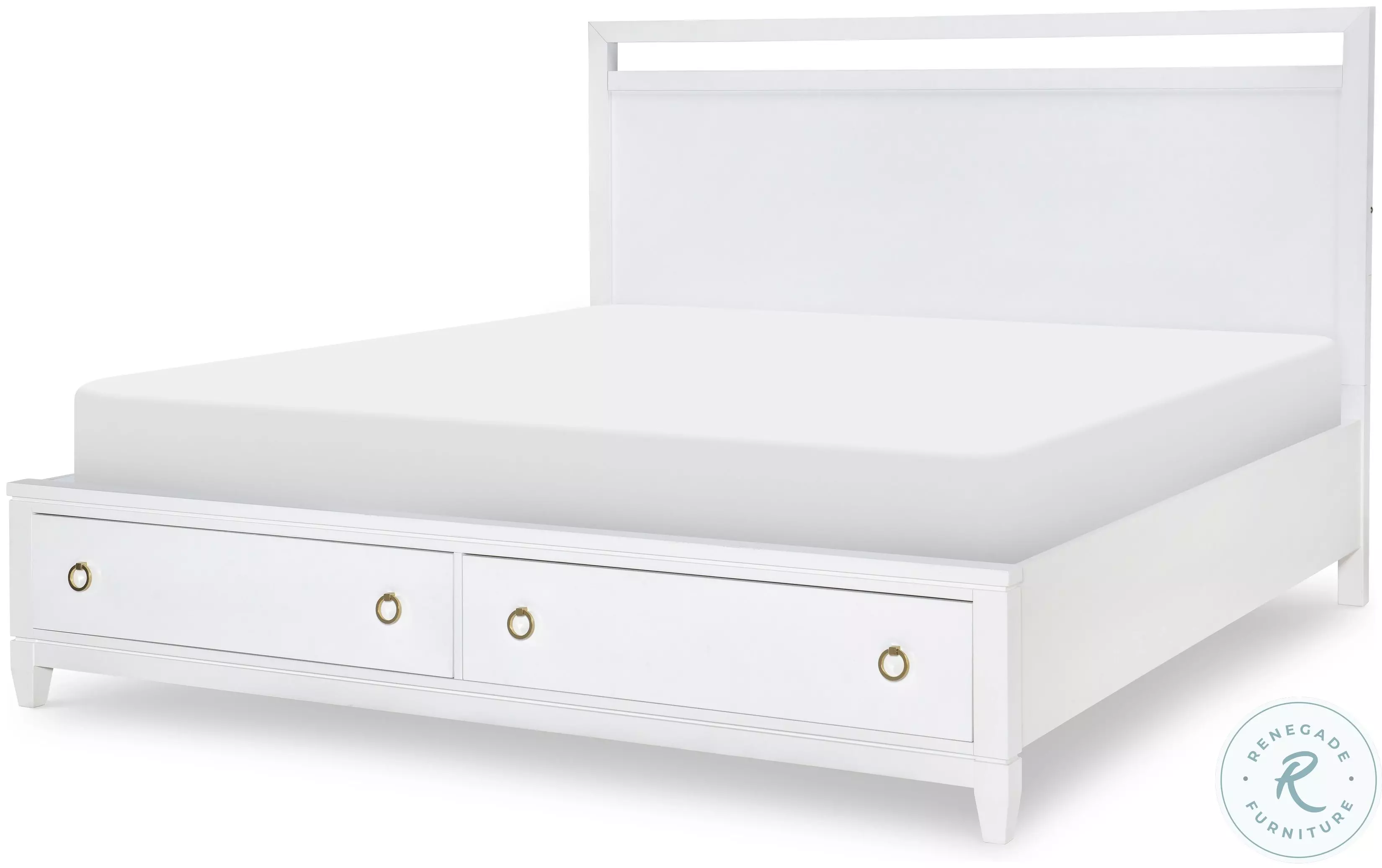 summerさま専用 Summerland Pure White Panel Storage Bedroom Set From Home