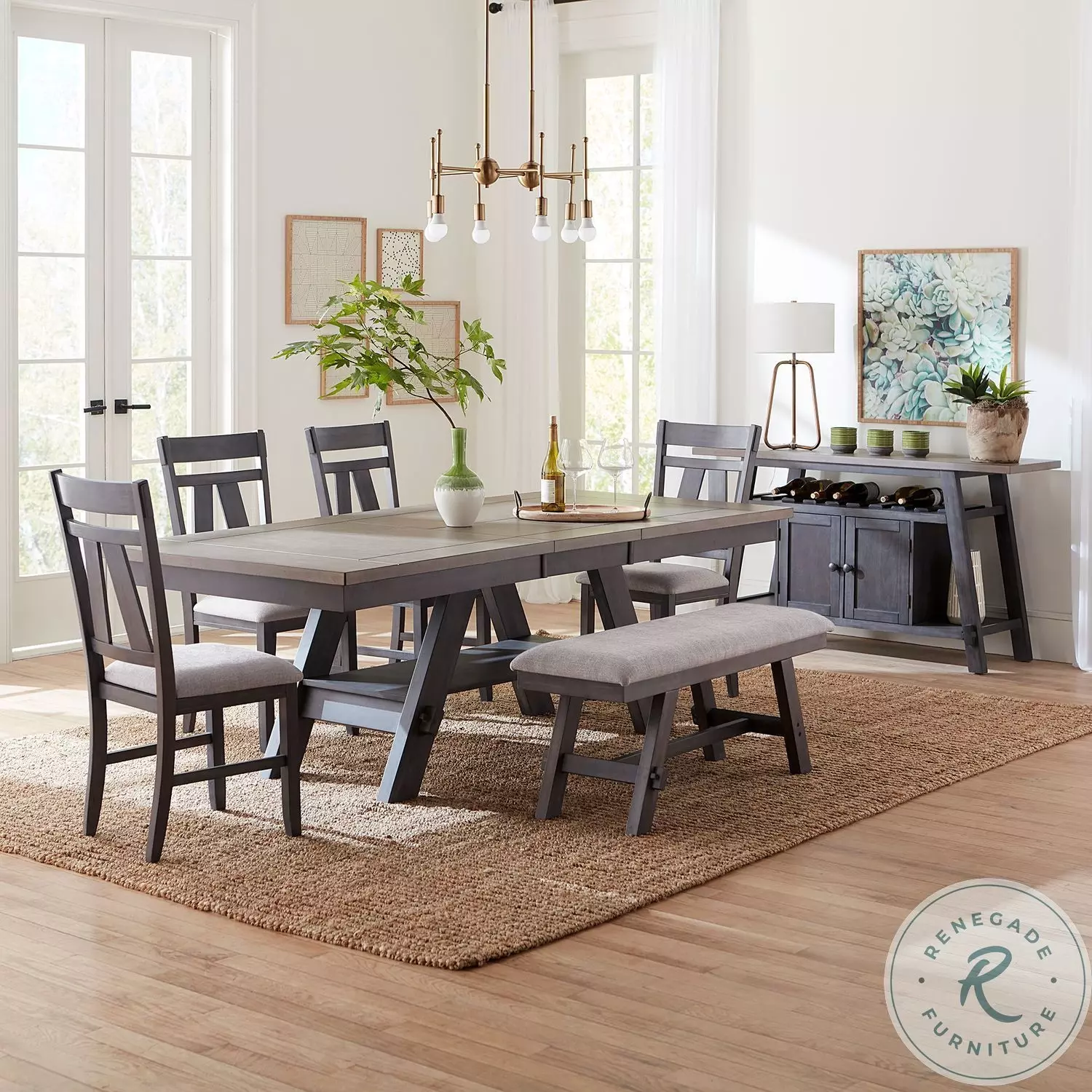 ★mi★ColemanNaturalWoodRollTable 90 Chelsea Natural Ash Wood Round Dining Room Set from TOV