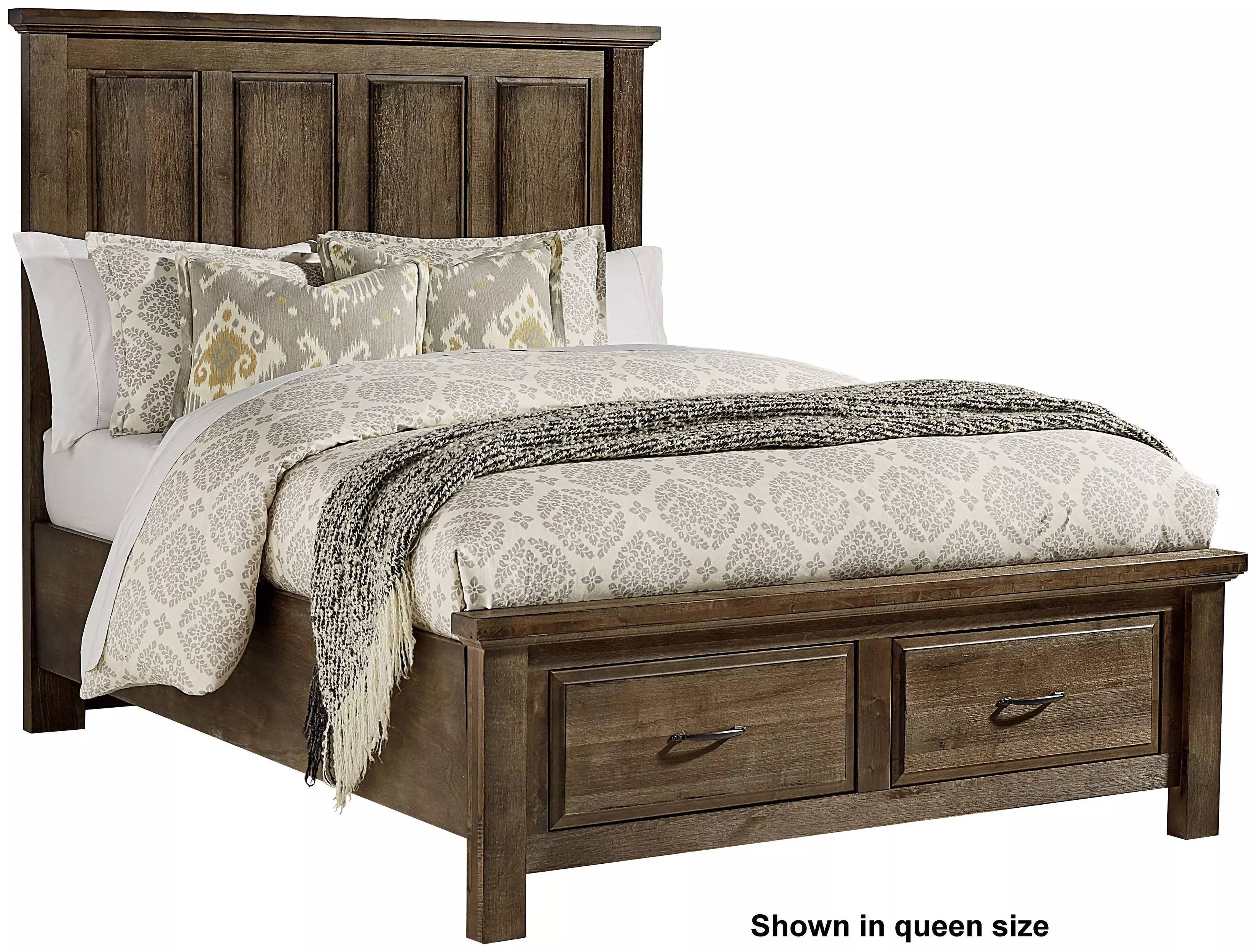 Maple Road Maple Syrup King Mansion Storage Panel Bed