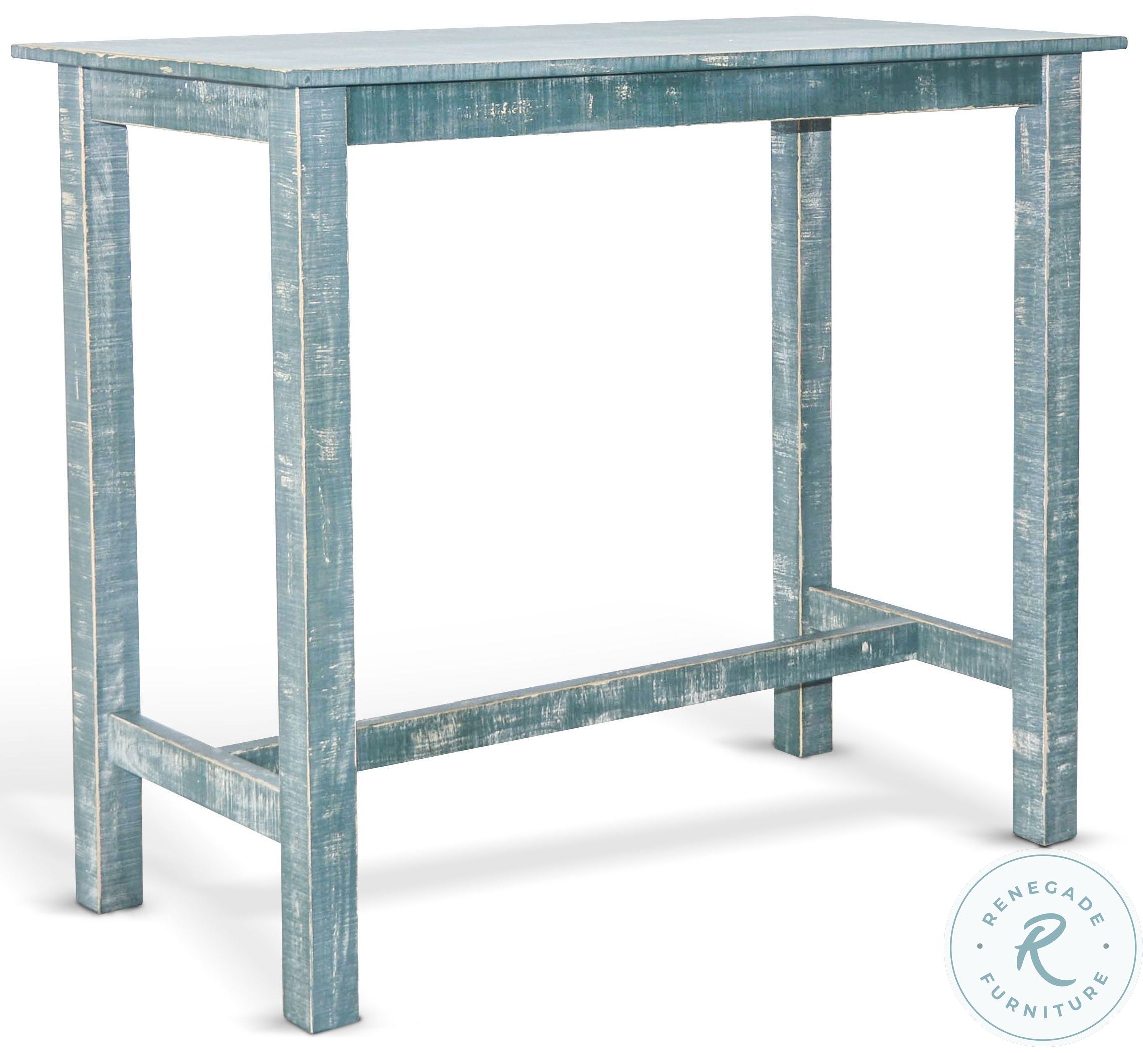 Seabright Green Rectangular Pub Table from Luna Grove | Coleman Furniture