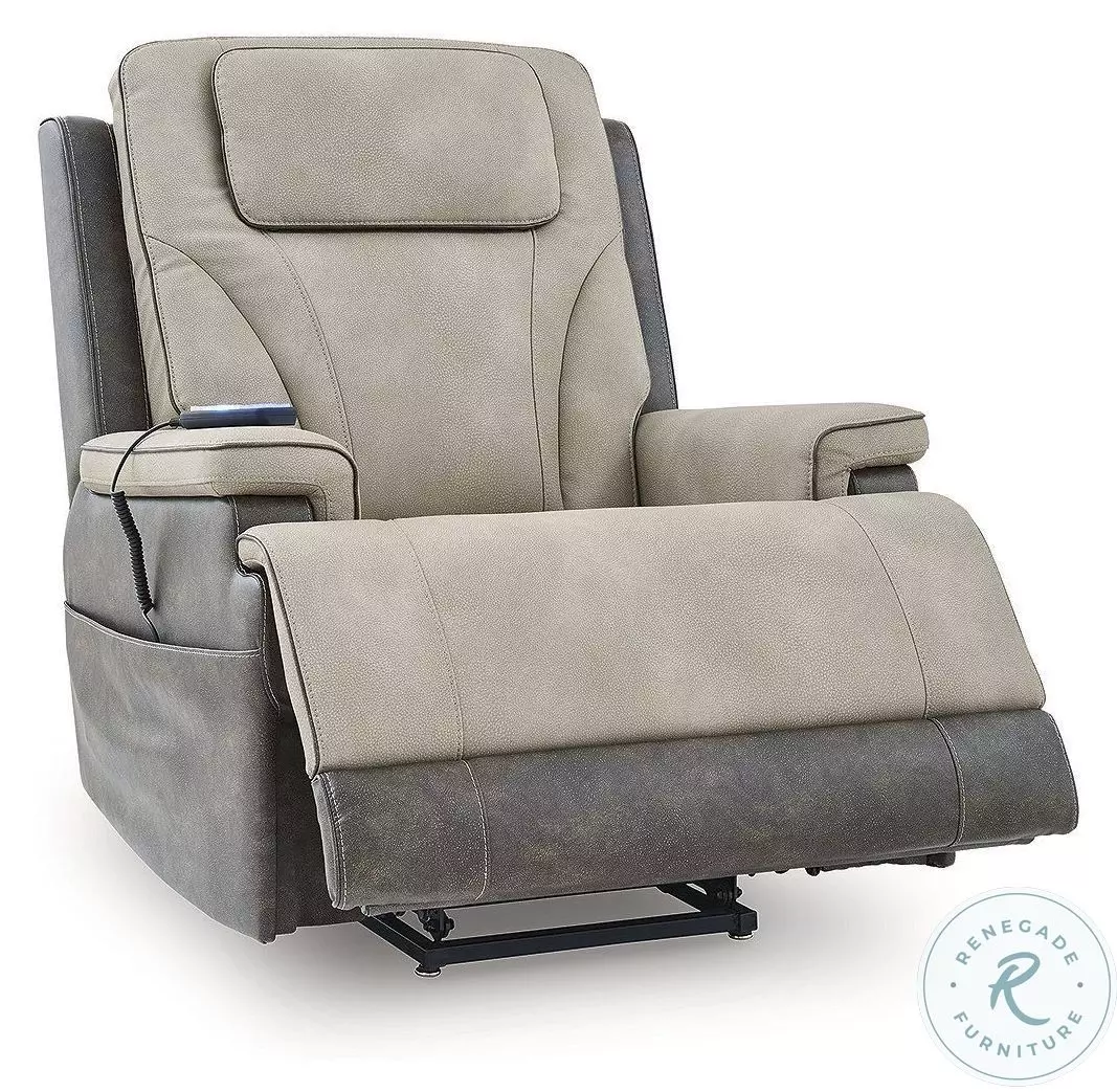 Serenity Zone Sand Power Lift Recliner From Ashley Furniture
