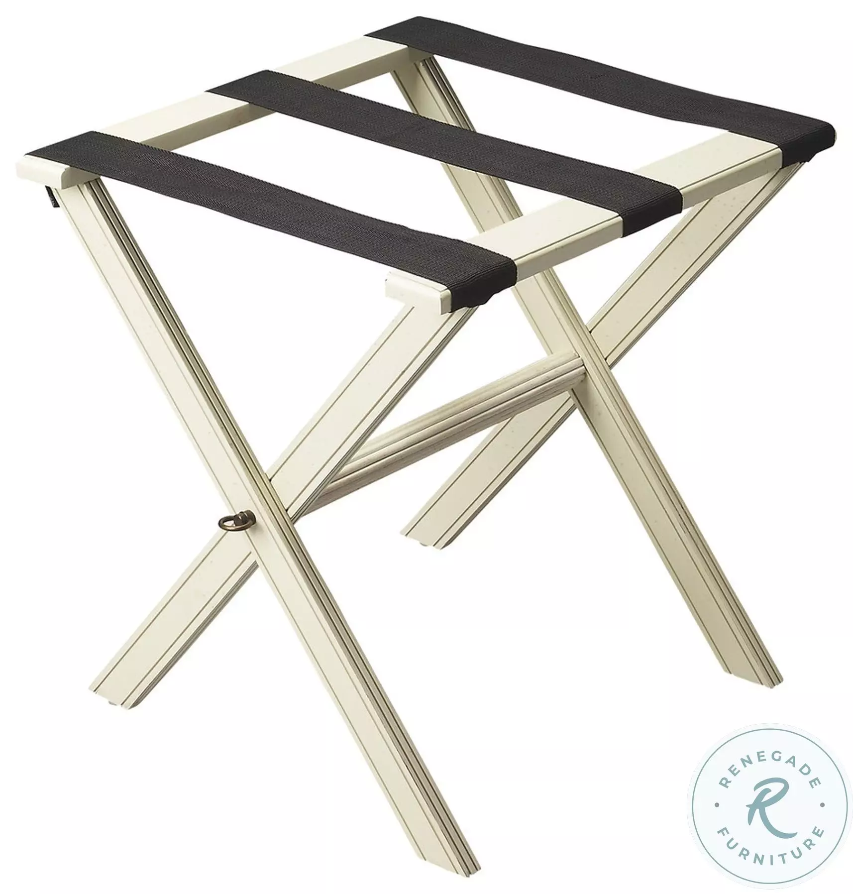 Masterpiece Cottage White Luggage Rack from Butler (1222222) | Coleman ...