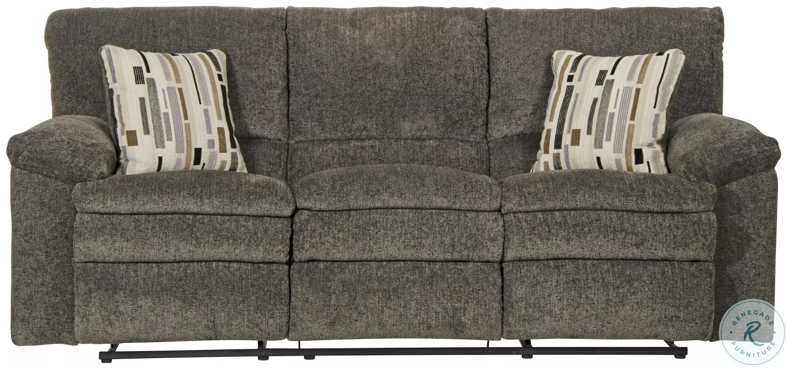 Tosh Pewter Reclining Sofa from Catnapper | Coleman Furniture