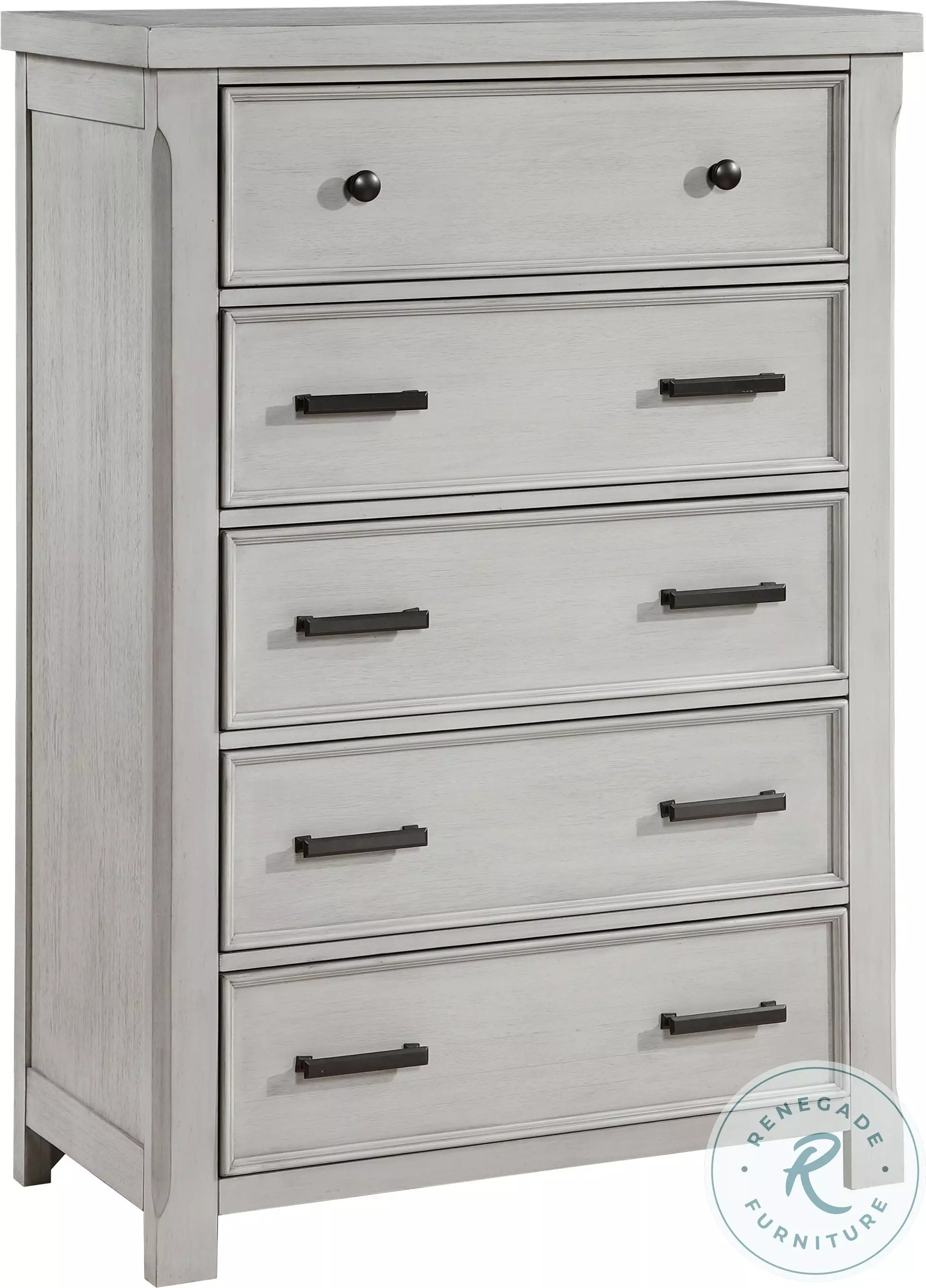 Willowbrook Light Gray 5 Drawer Chest From Homelegance | Coleman Furniture