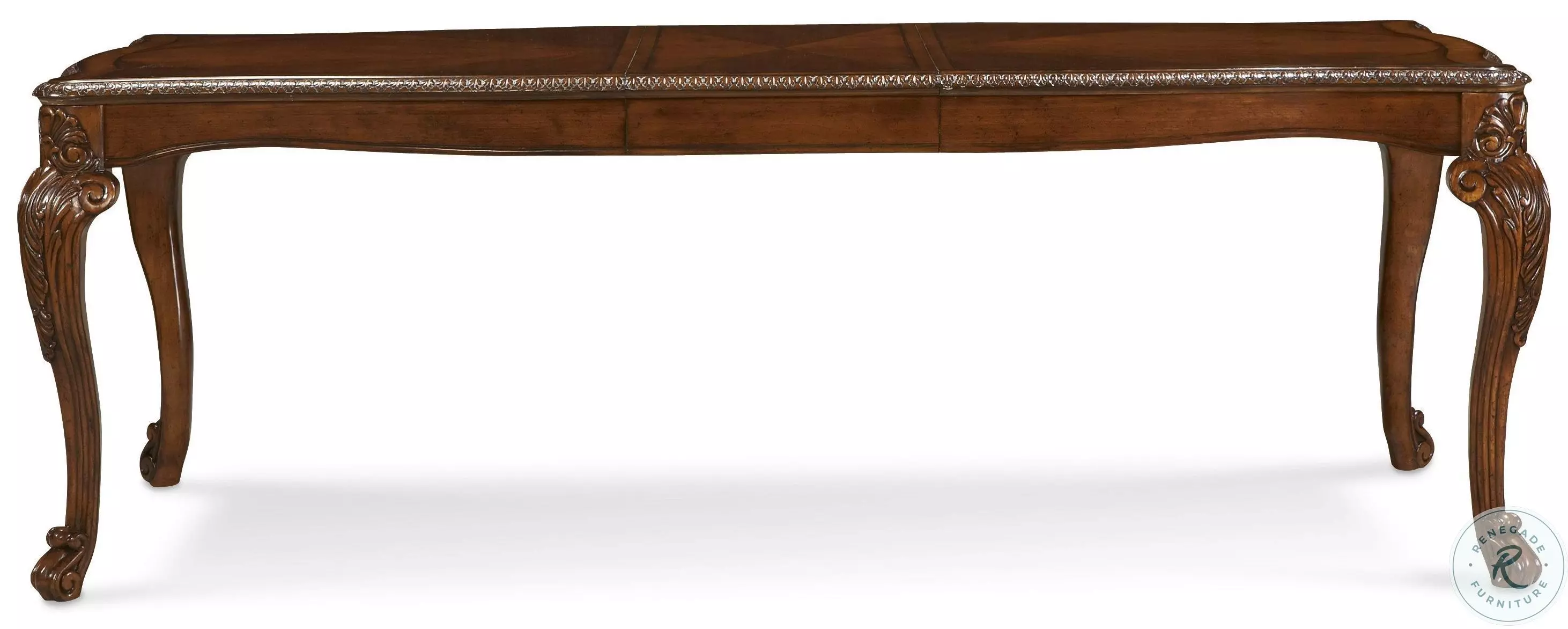 Old World Medium Brown Extendable Leg Dining Table From Home