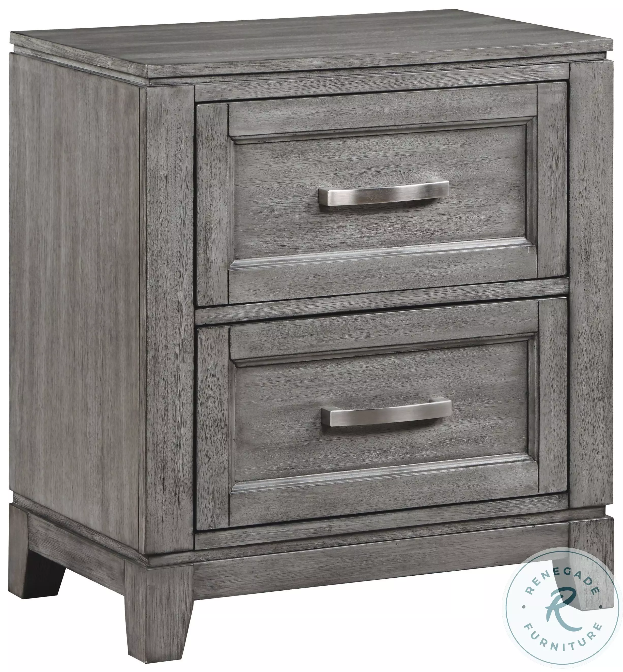 Garretson Gray Nightstand From Homelegance | Coleman Furniture