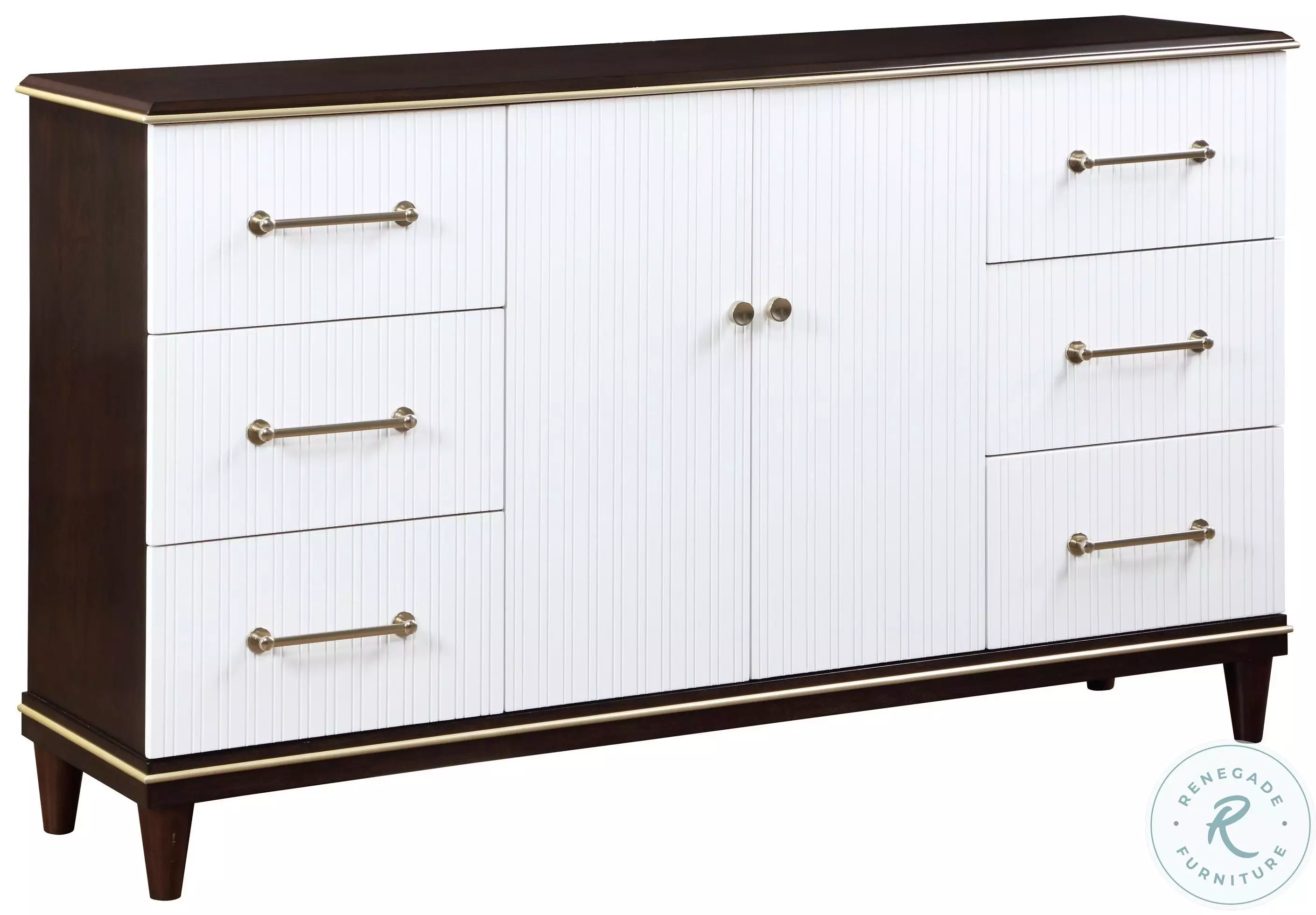 Niles White And Cherry Dresser From Home Gallery Stores | Home
