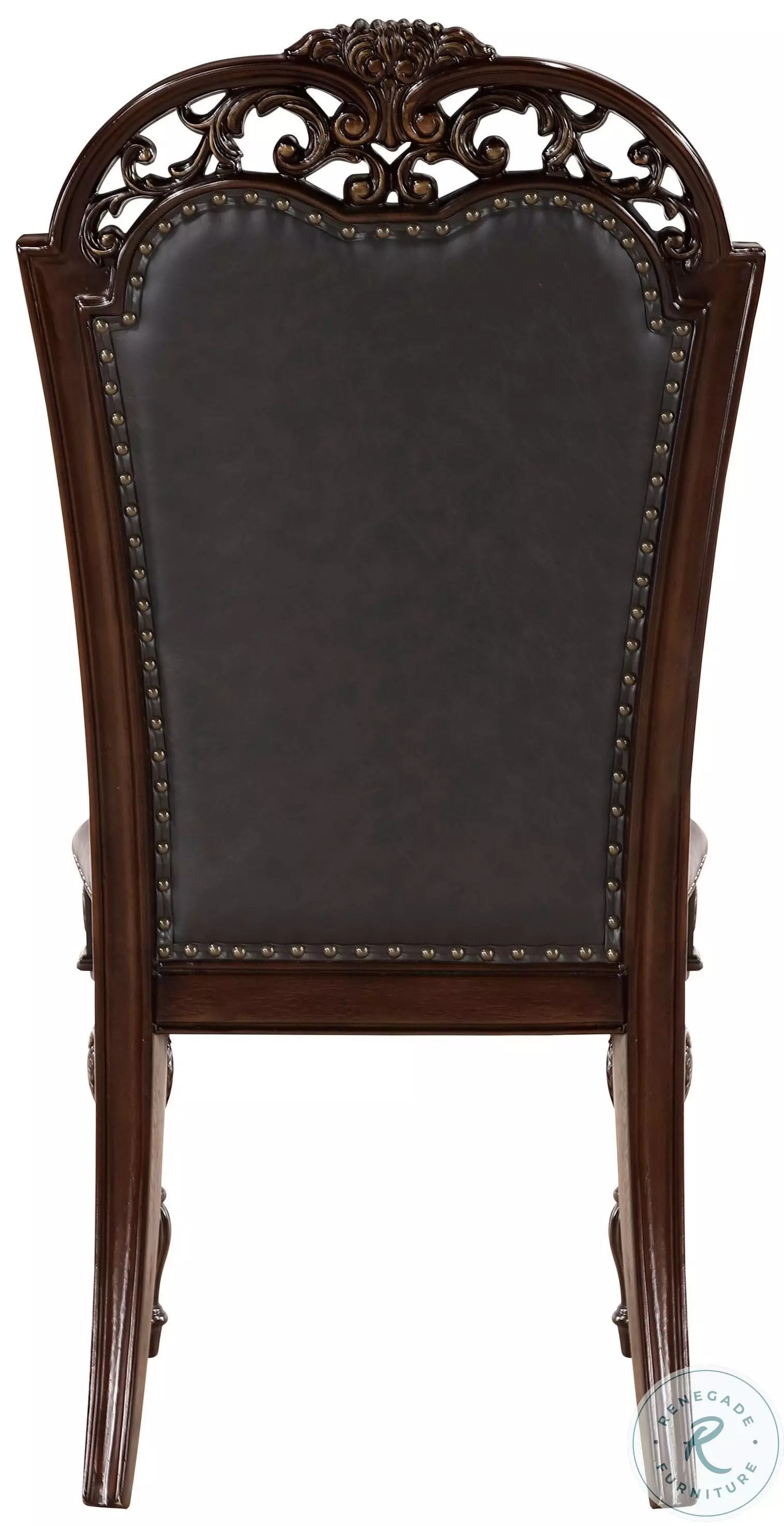 Adelina Cherry Birch Veneer Extendable Dining Room Set from