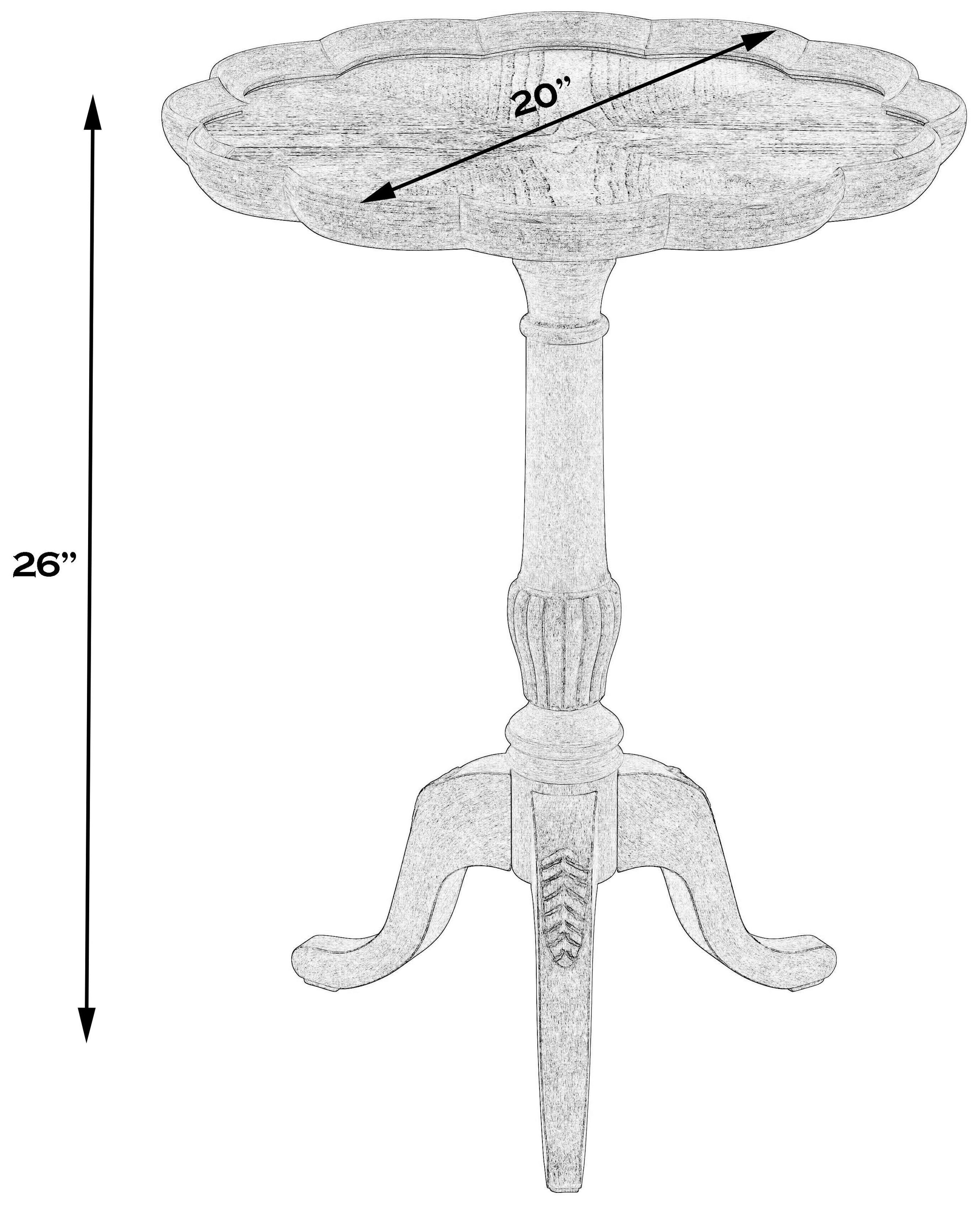 Dansby Royal Pastel Green 20" Round Side Table