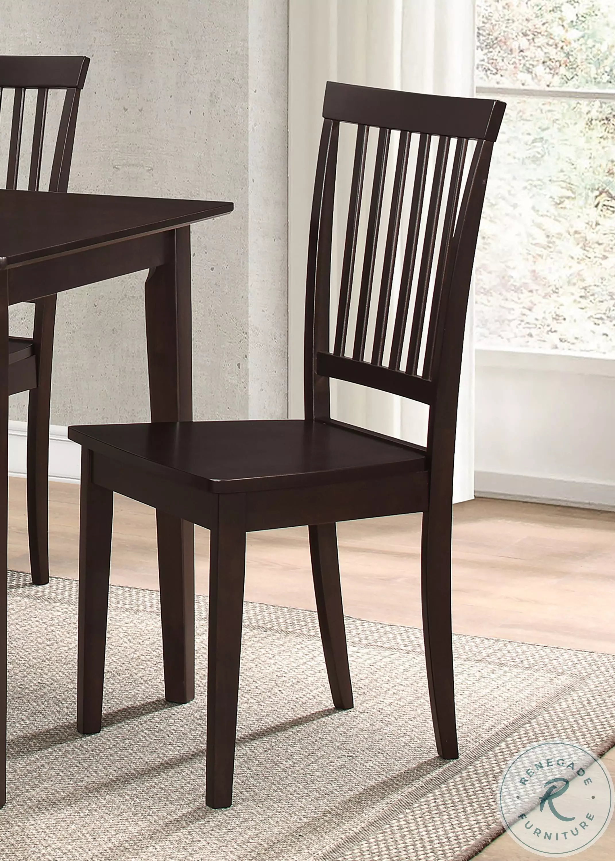 150152 Cappuccino 5 Piece Dining Room Set from Coaster (150152