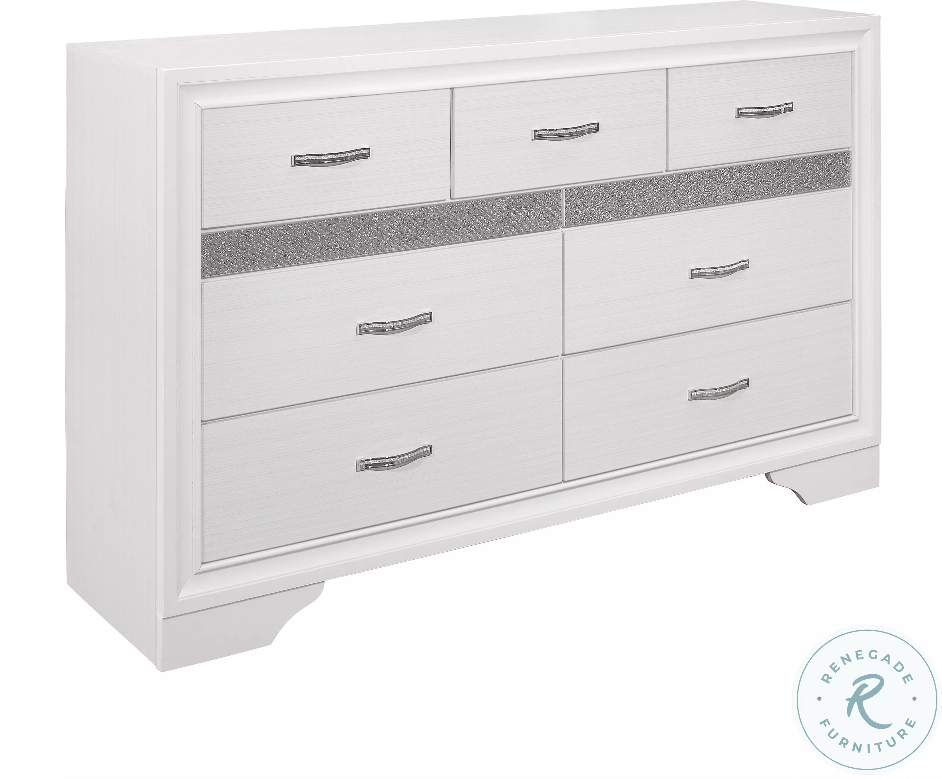 Luster - Dresser - White Luster - Dresser - White
