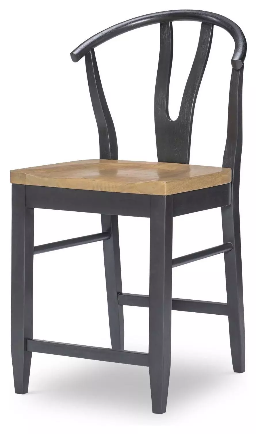 Franklin Harvest Oak and Aged Black Counter Height Dining Chair
