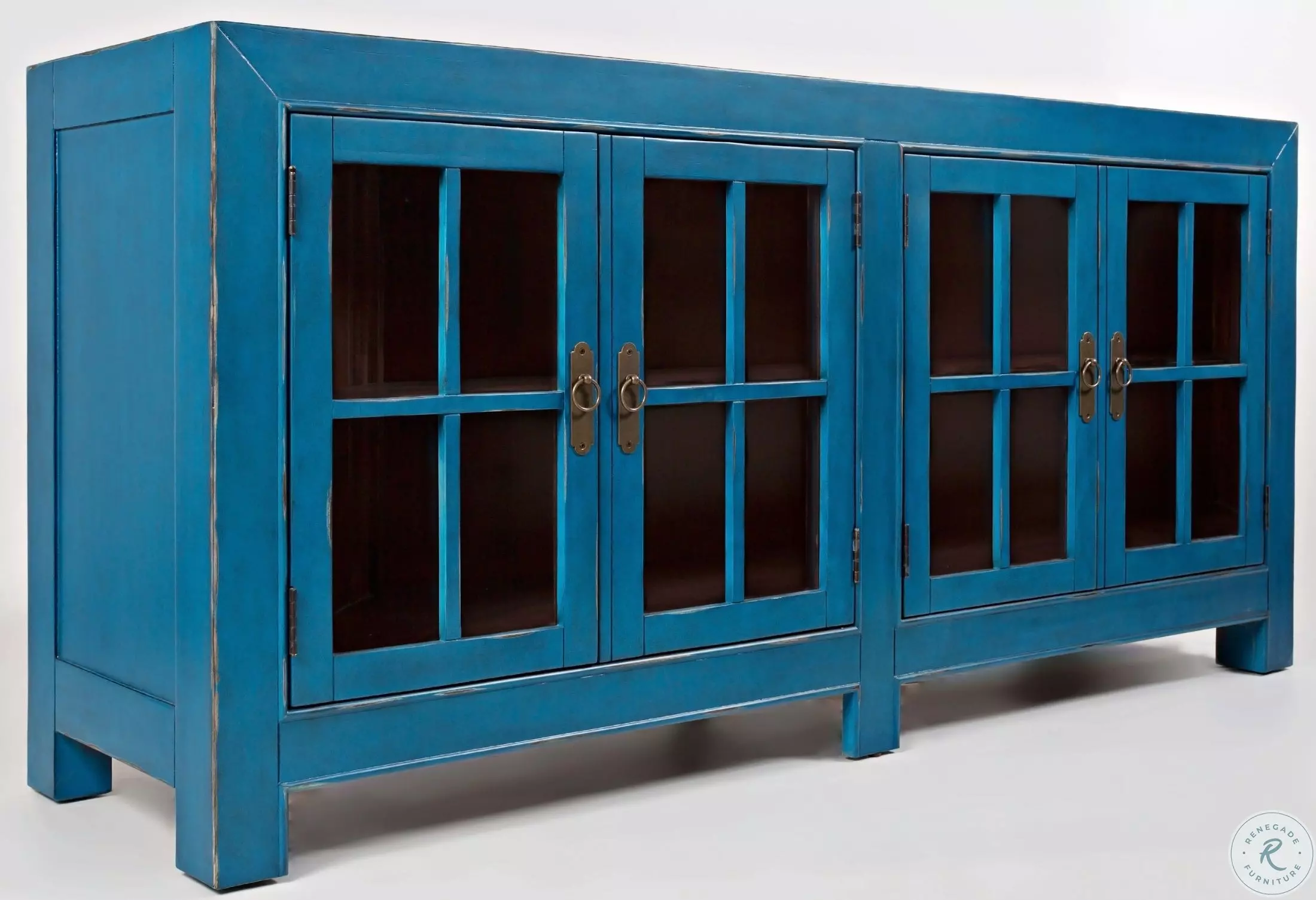 Aquitaine Azure Accent Cabinet from Jofran | Coleman Furniture