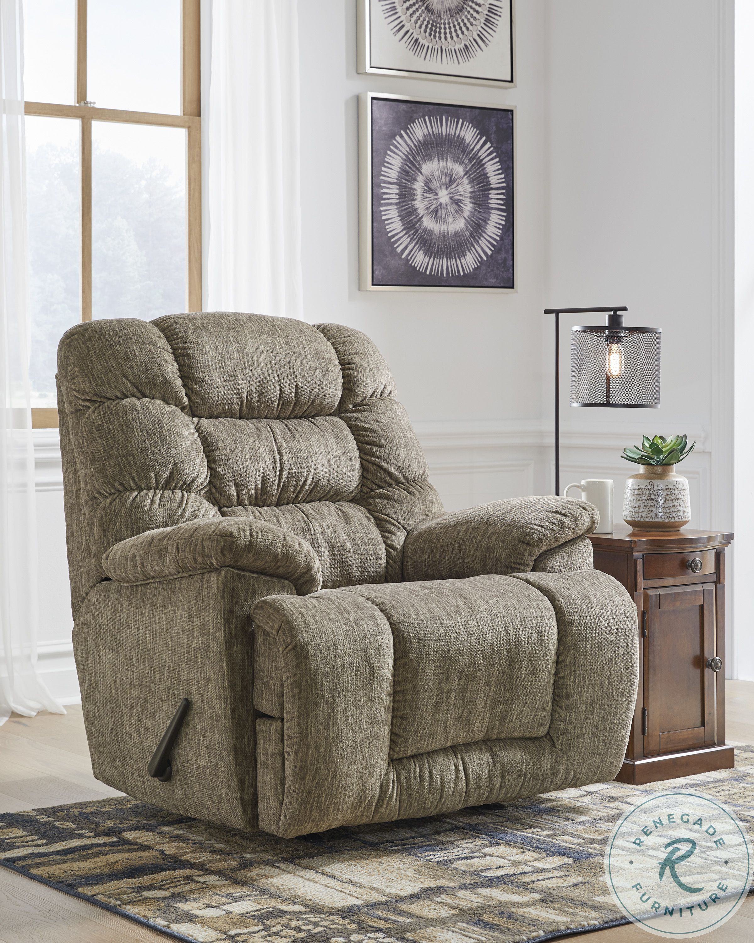 Bridgtrail Taupe Recliner From Ashley Furniture Coleman Furniture
