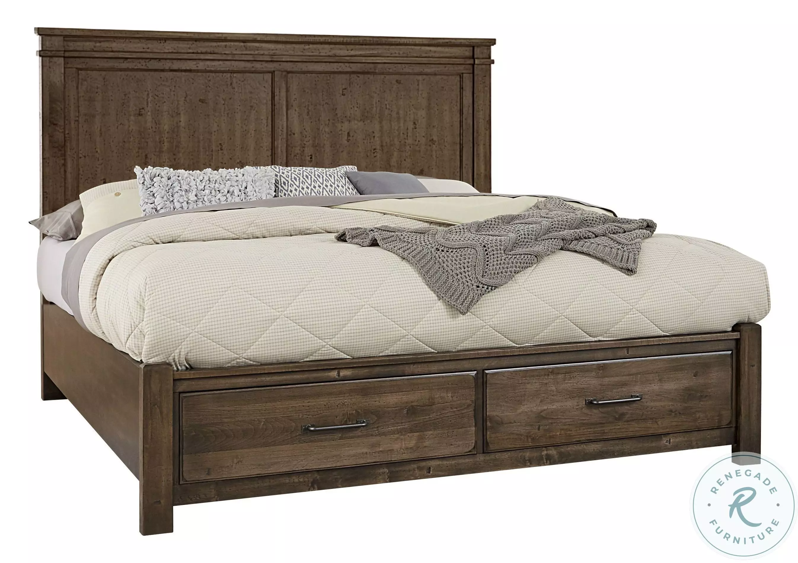 Urban Home Sumire Queen Platform Bed in Ginger