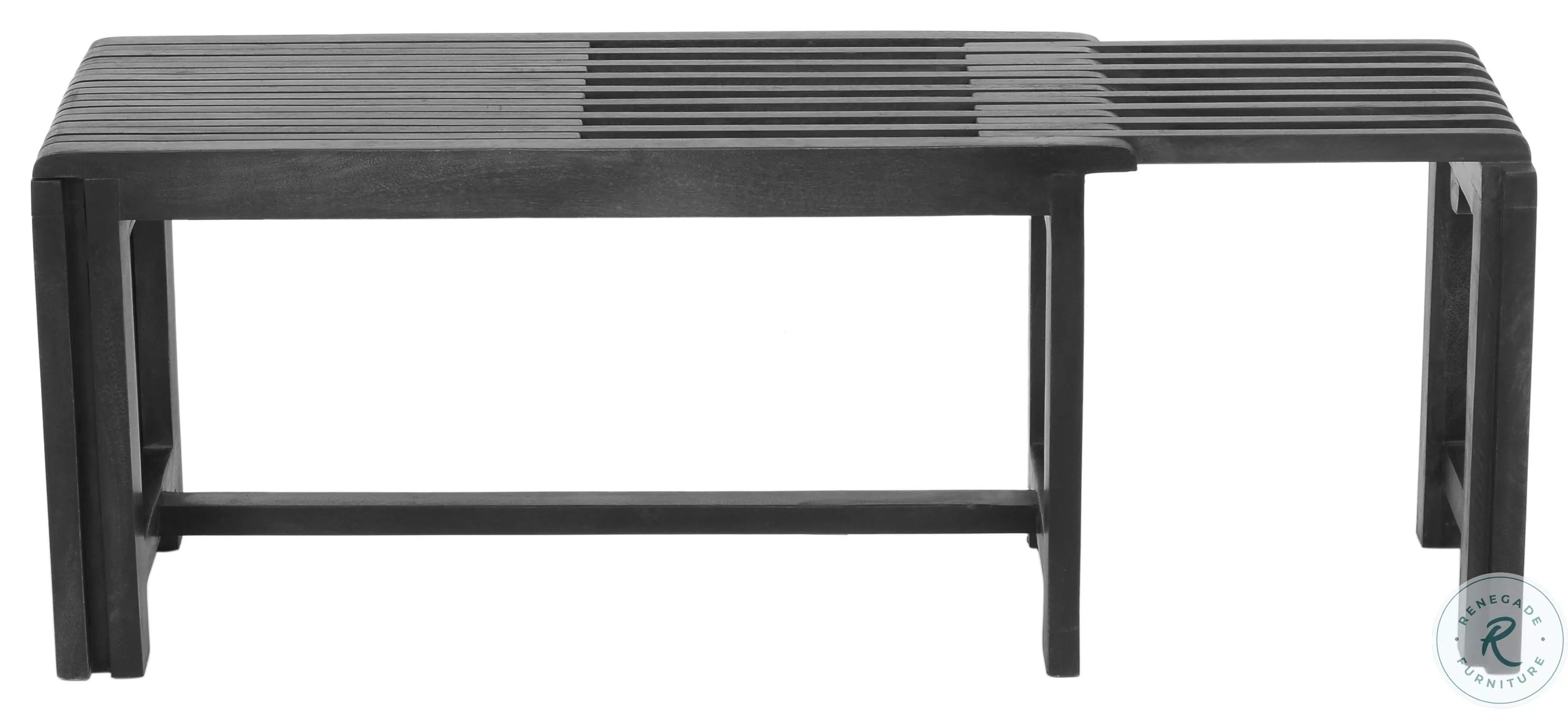 Global Archives Grey Extendable Bench From Jofran | Coleman Furniture