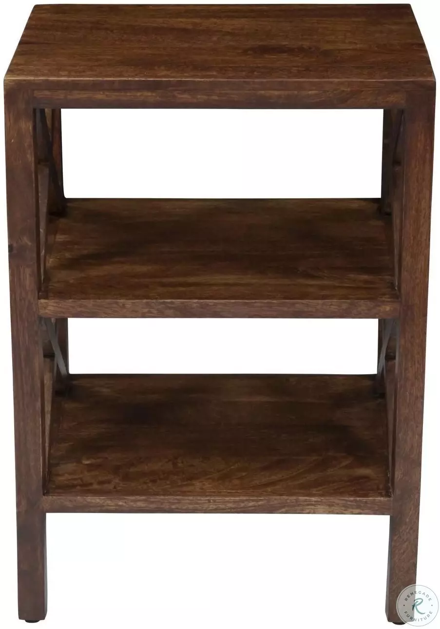 Global Archive Chestnut X Side Accent Table From Home Gallery