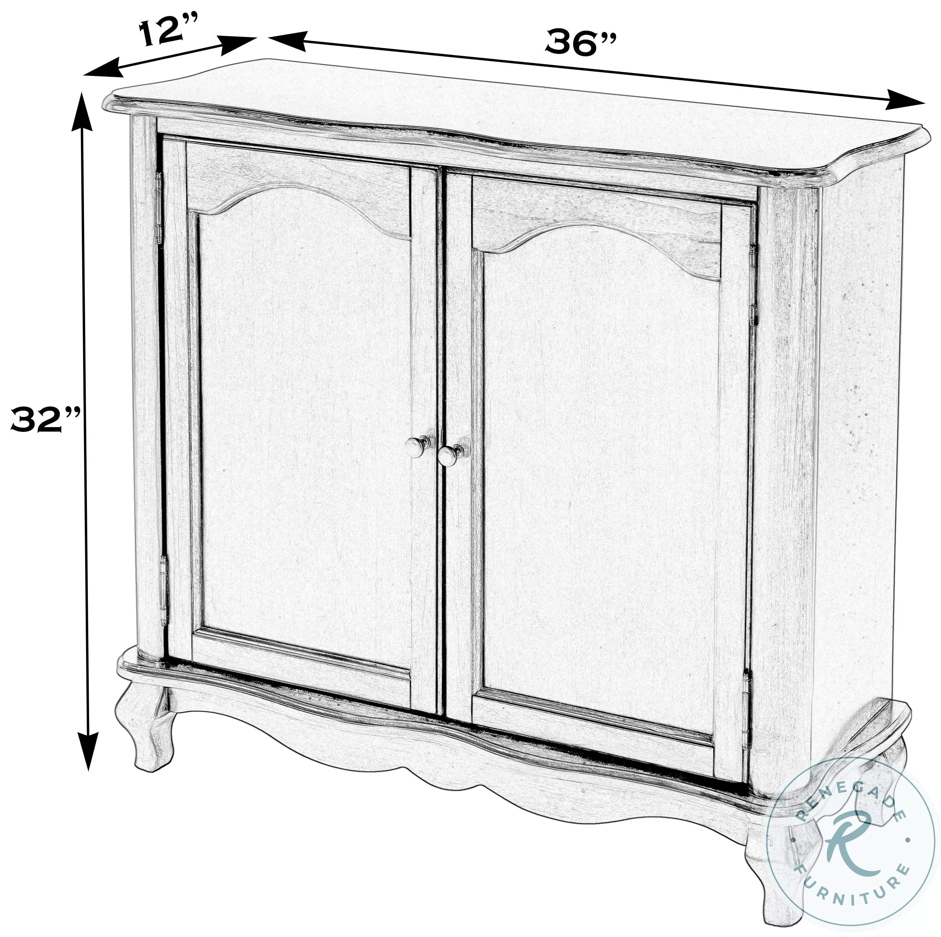 Leyden Medium Brown European Accent Cabinet