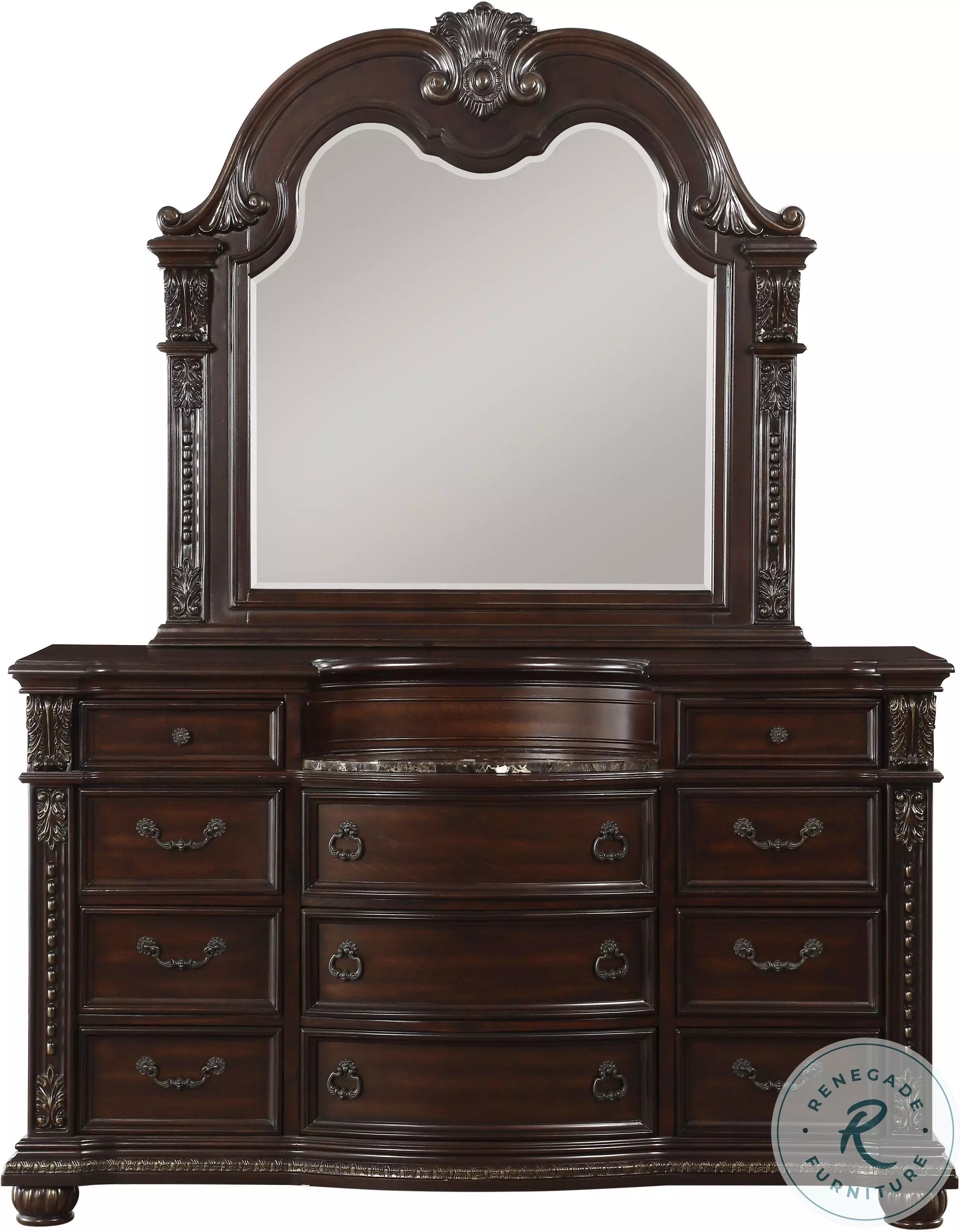 洋蘭　Den.MaroonStar'Cavalier' Cavalier Dark Cherry Dresser from Homelegance | Coleman Furniture