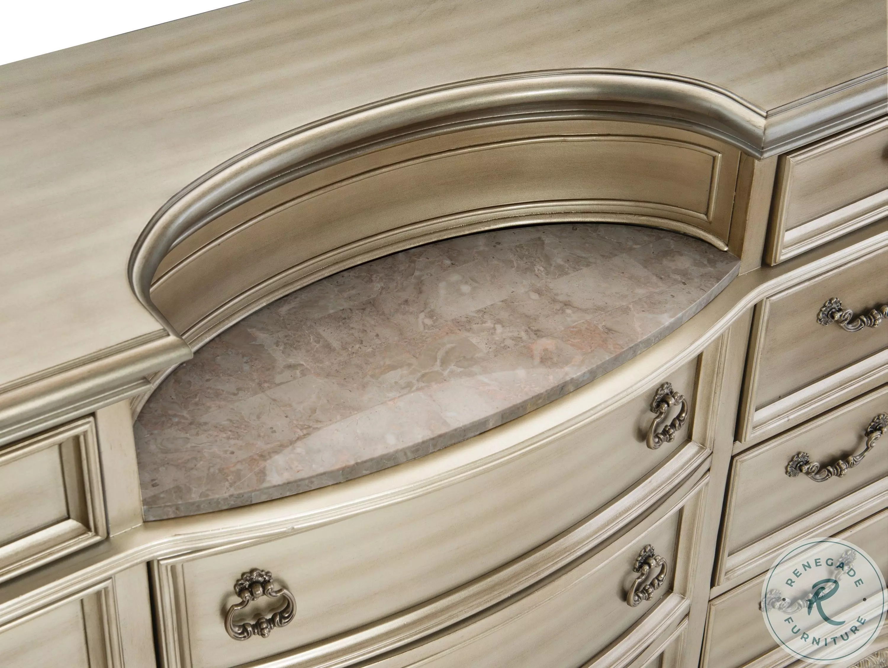 silver and gold dresser Made Goods Mia 48