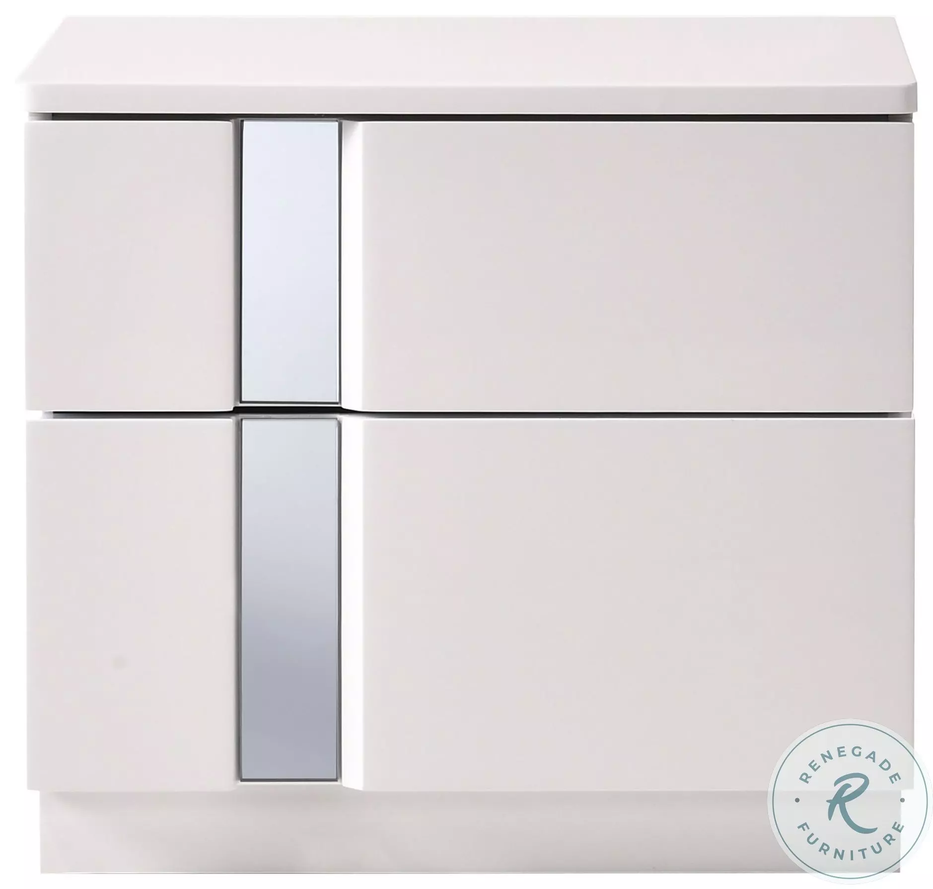 Palermo White Lacquer Platform Bedroom Set from J&M (17853-Q