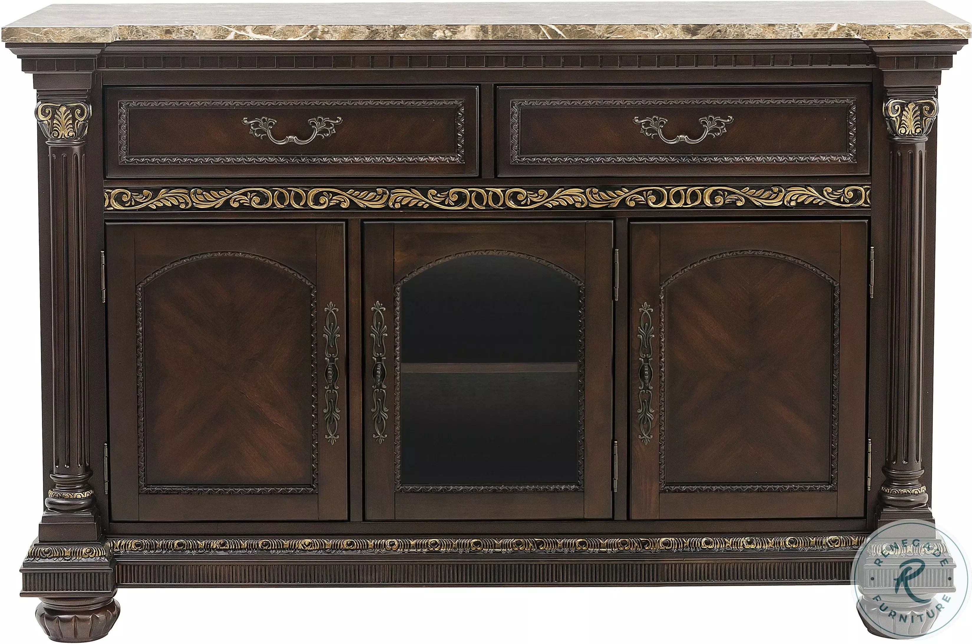 Russian Hill Cherry Extendable Dining Room Set From Home Gallery