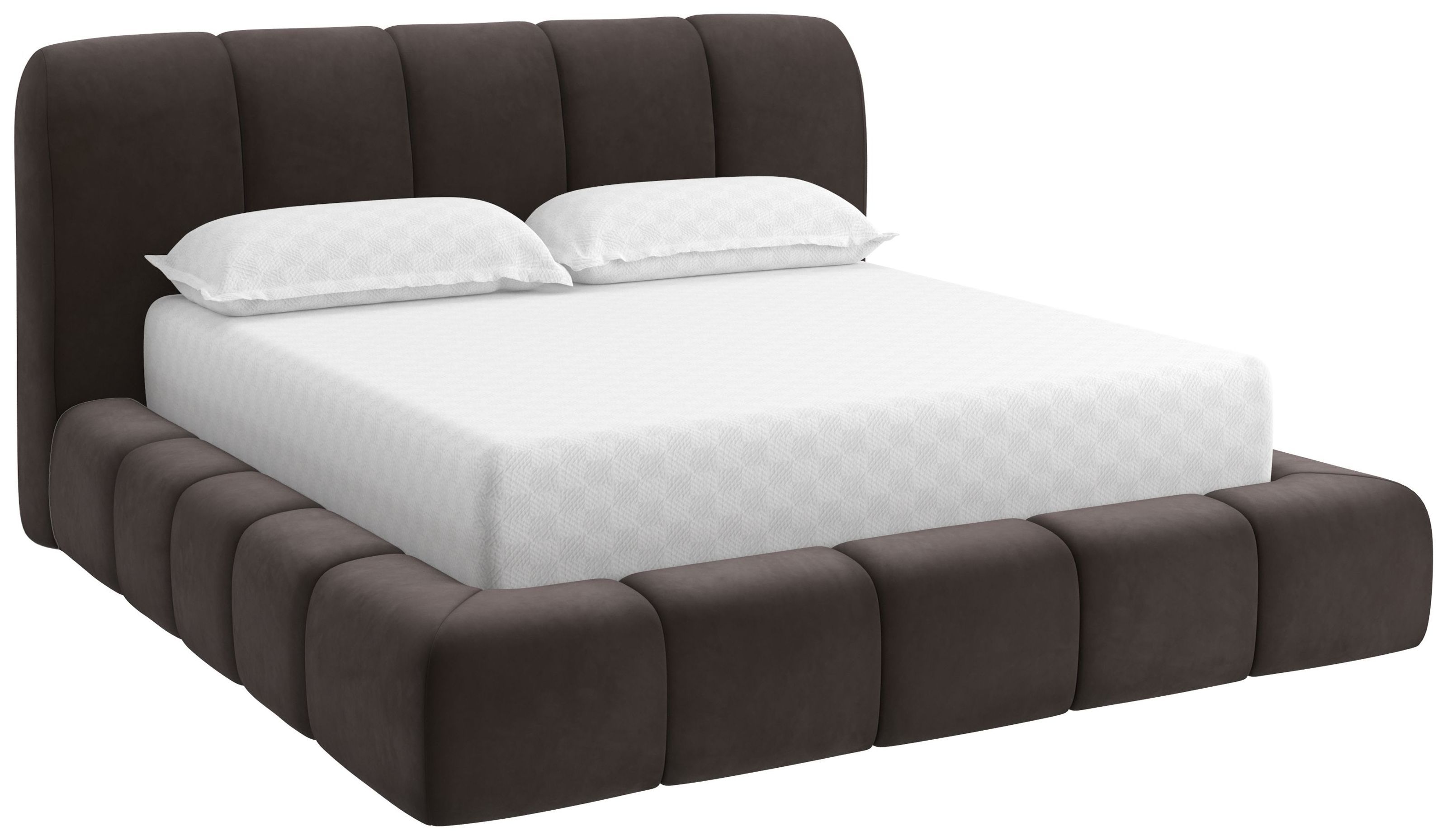 Liana Meg Ash Queen Upholstered Platform Bed from Artisan's Nook