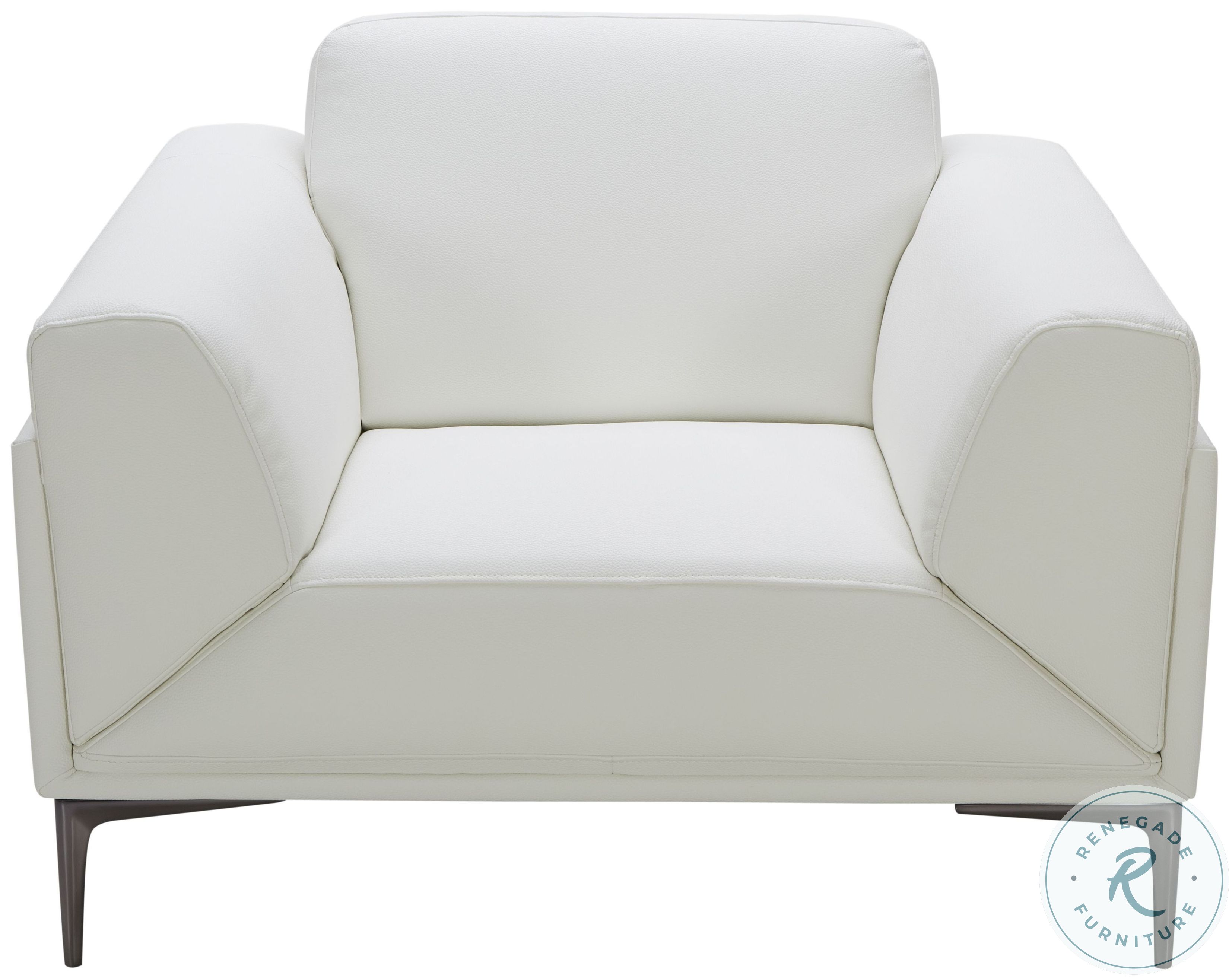 Davos White Chair from JNM Coleman Furniture