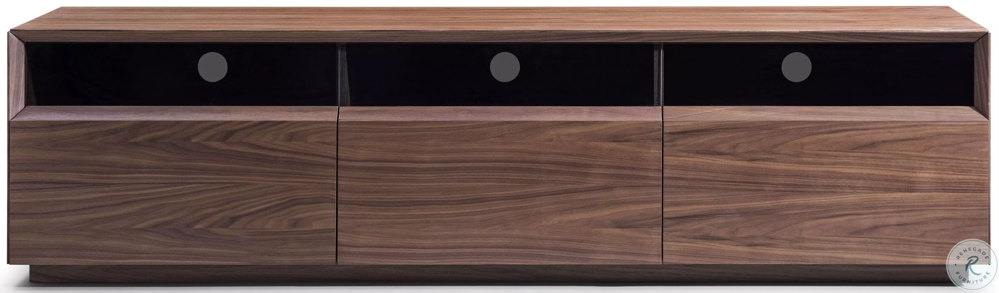 Lisa Walnut TV Stand From Home Gallery Stores | Home Gallery Stores
