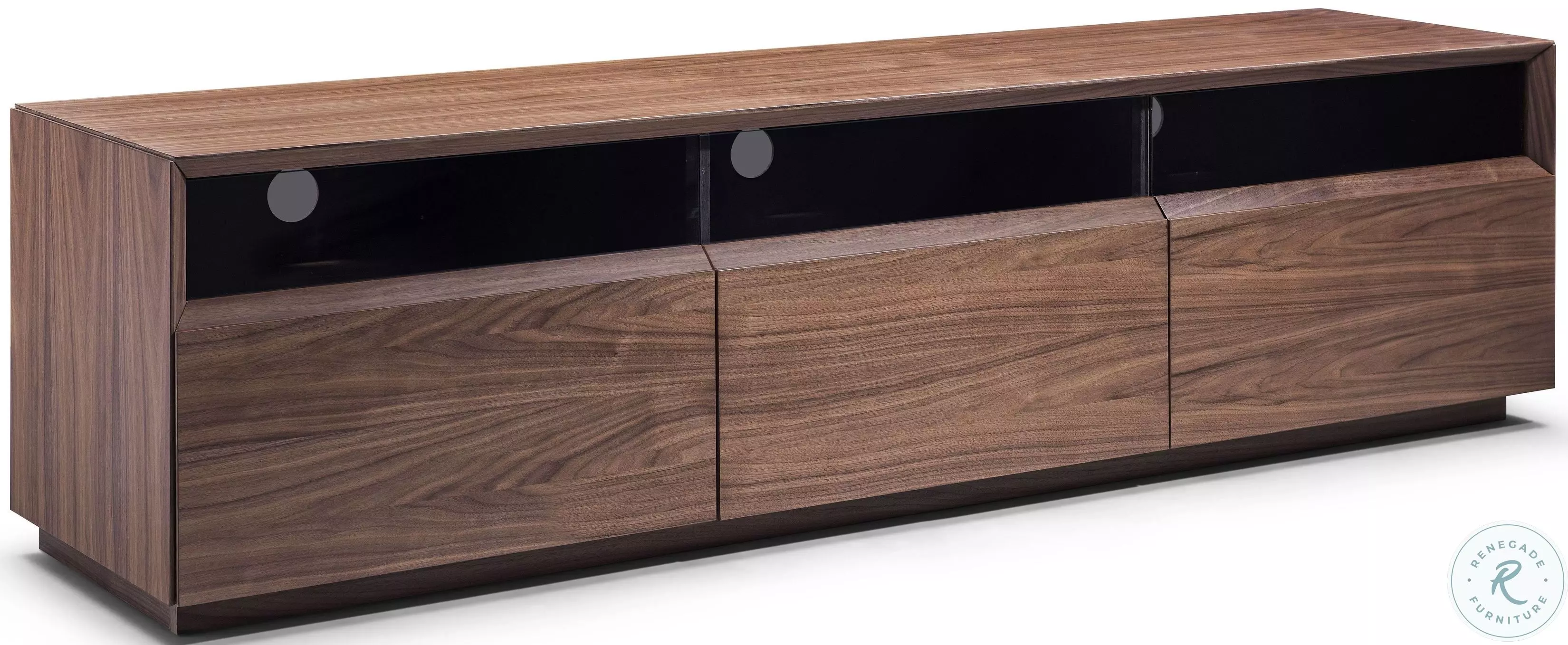 Lisa Walnut TV Stand From Home Gallery Stores | Home Gallery Stores