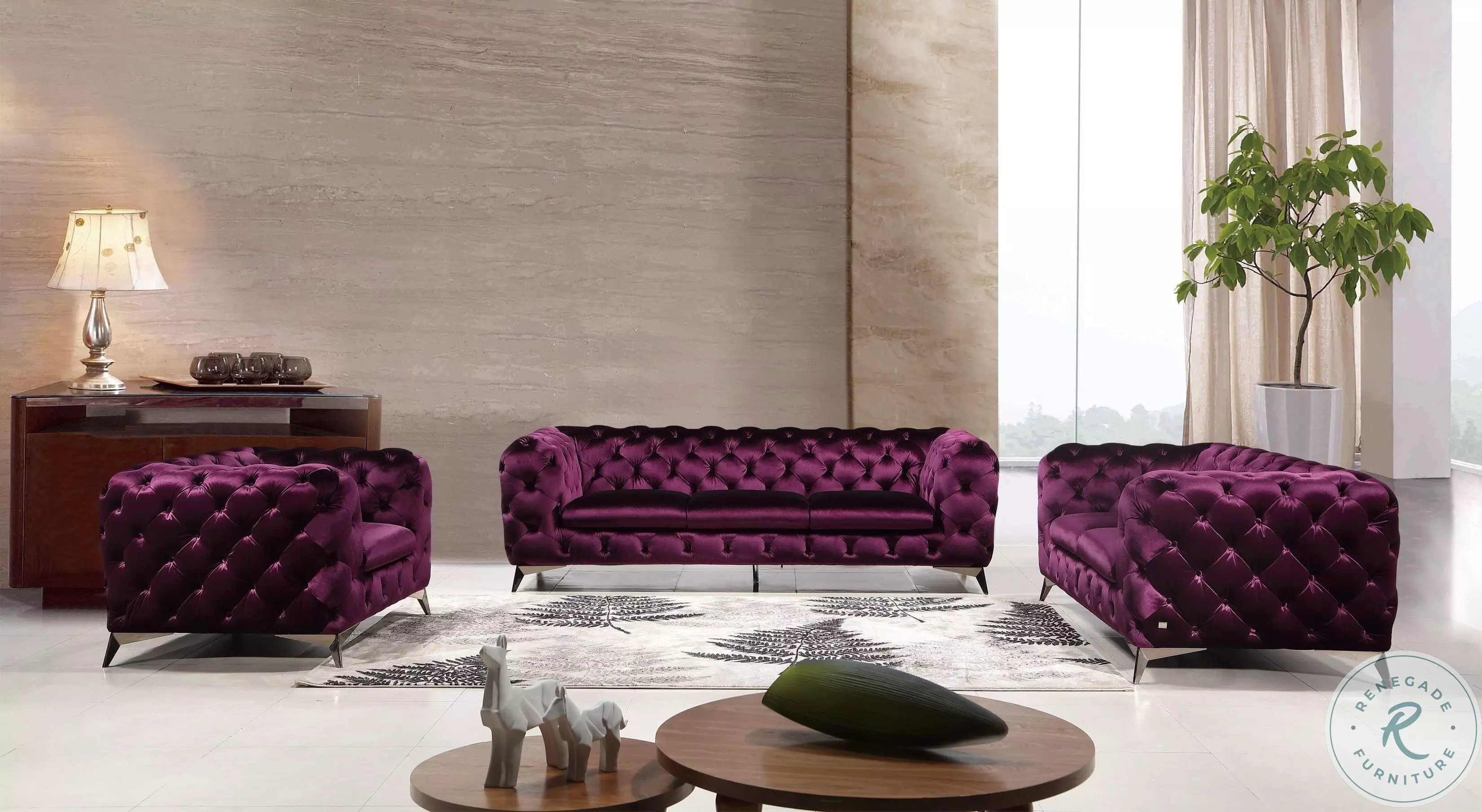 Glitz Purple Chair from JNM | Coleman Furniture