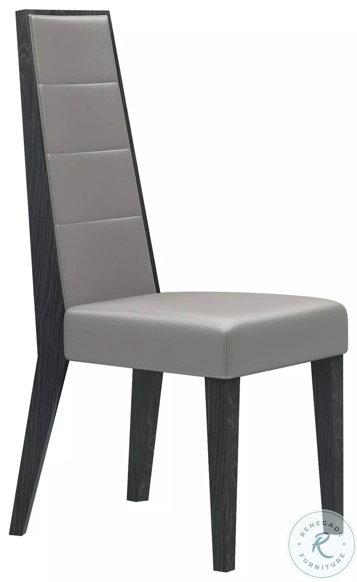 Valentina Grey Leather Dining Chair from JNM | Coleman Furniture