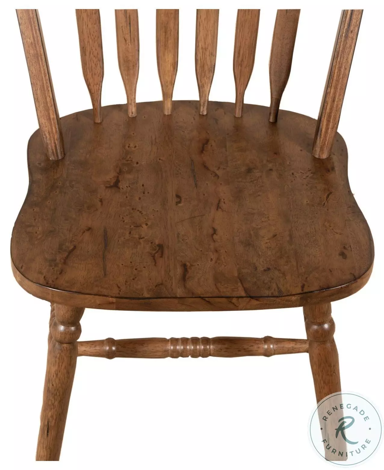 Savannah Crossing Antique Honey Windsor Side Chair Set of 2 From