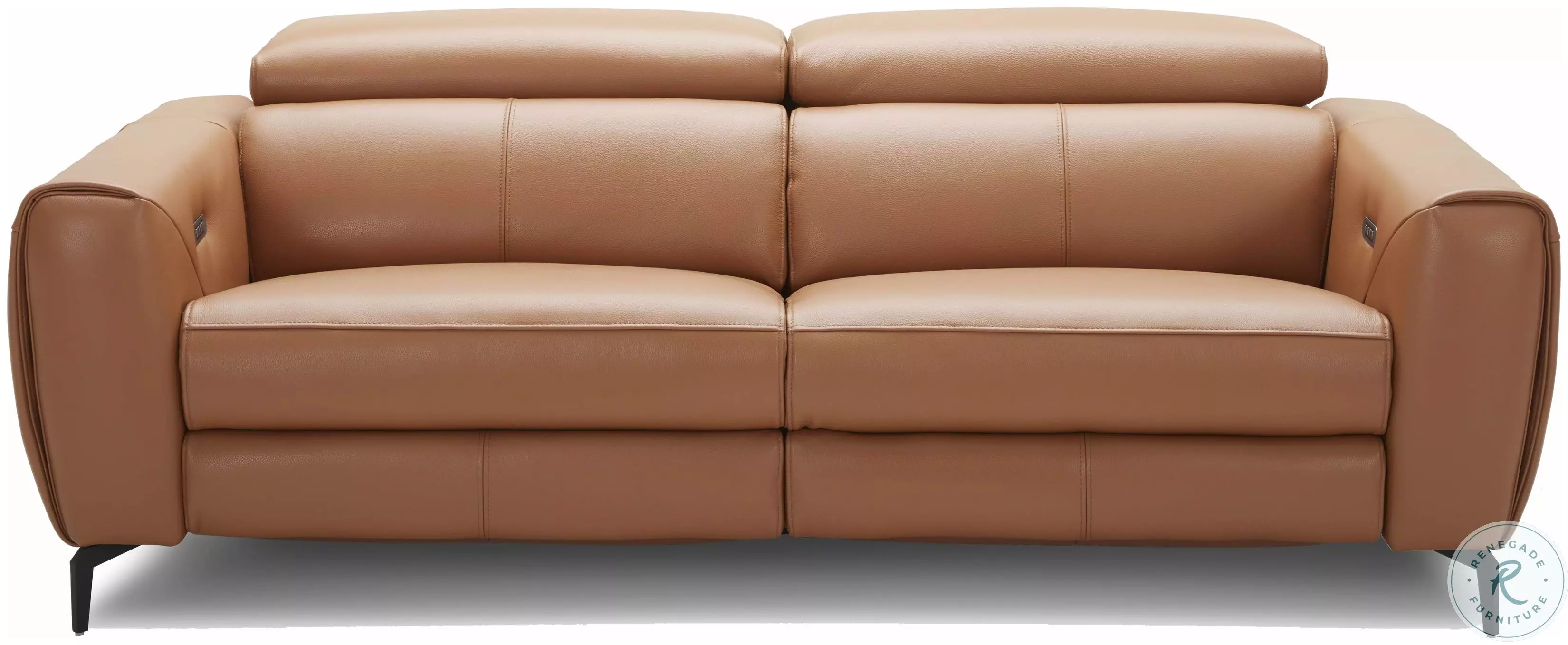 Lorenzo Caramel Italian Leather Power Reclining Living Room Set