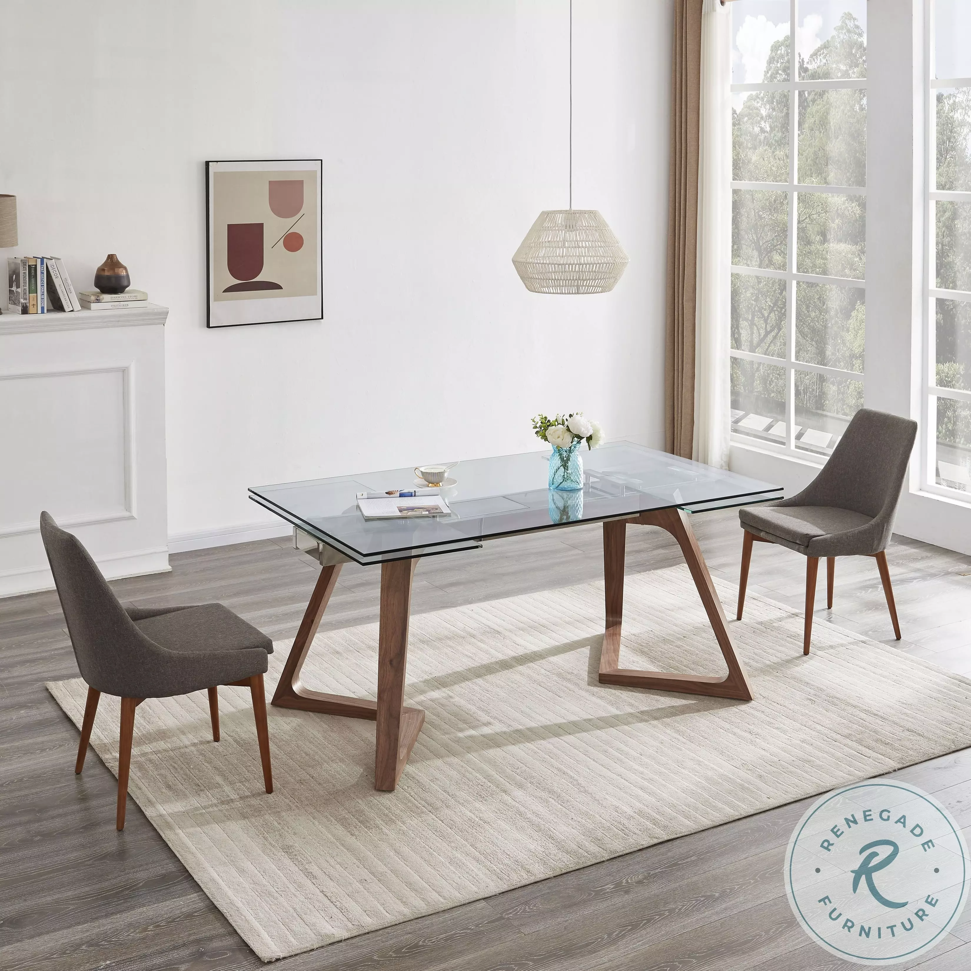 MC Class Chrome Extendable Dining Room Set from JNM