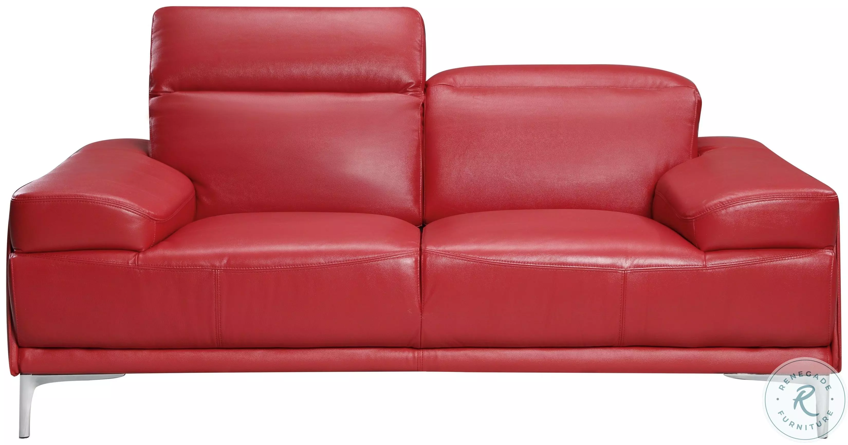Nicolo Red Loveseat from JNM | Coleman Furniture