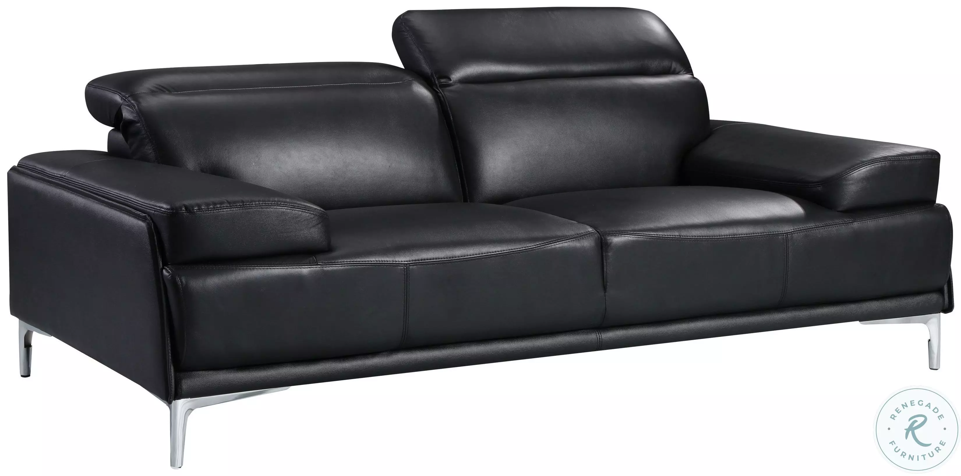 Nicolo Black Sofa From Home Gallery Stores | Home Gallery Stores