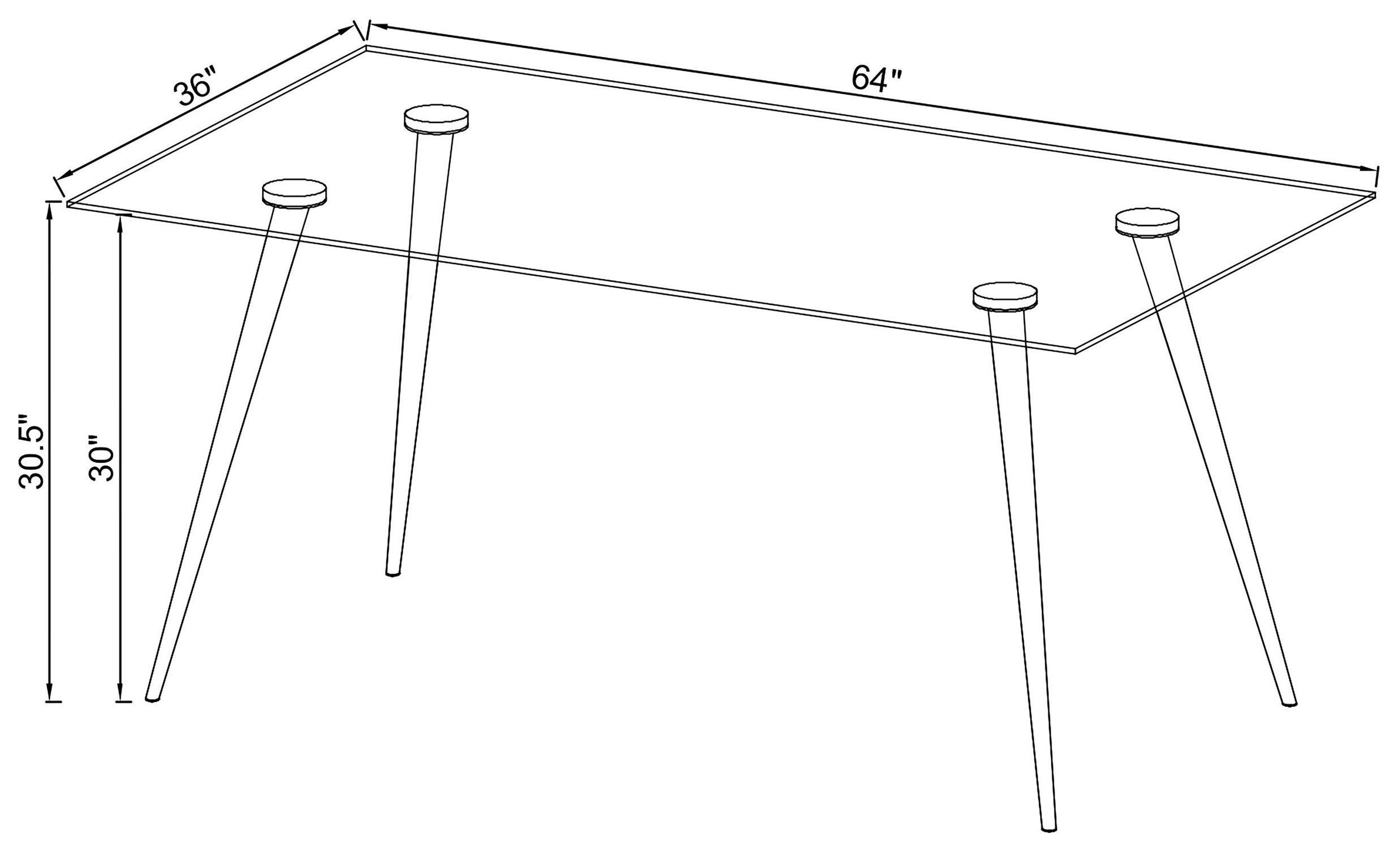 Gilman Chrome Dining Table