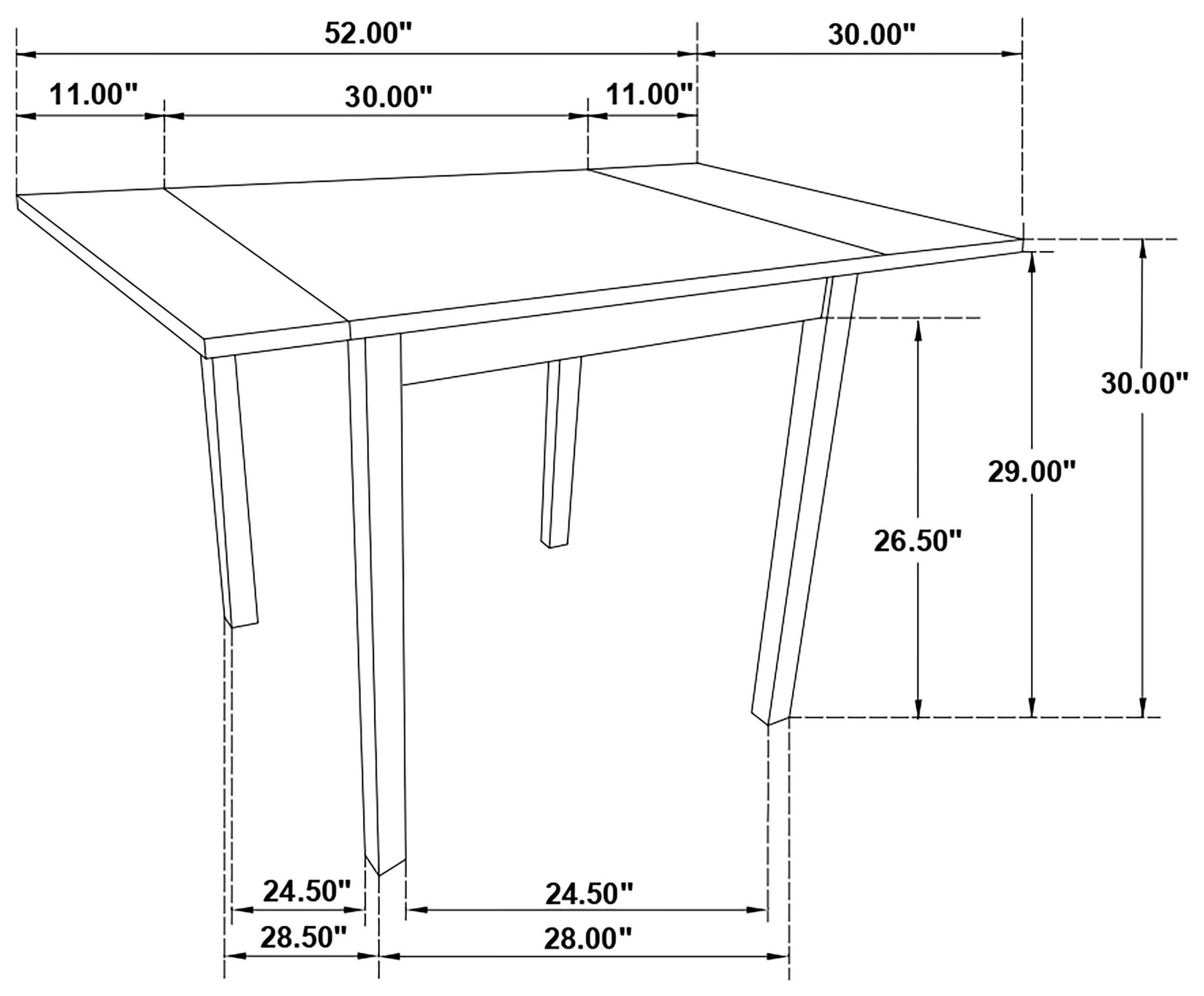 Kelso Cappuccino Extendable Dining Table