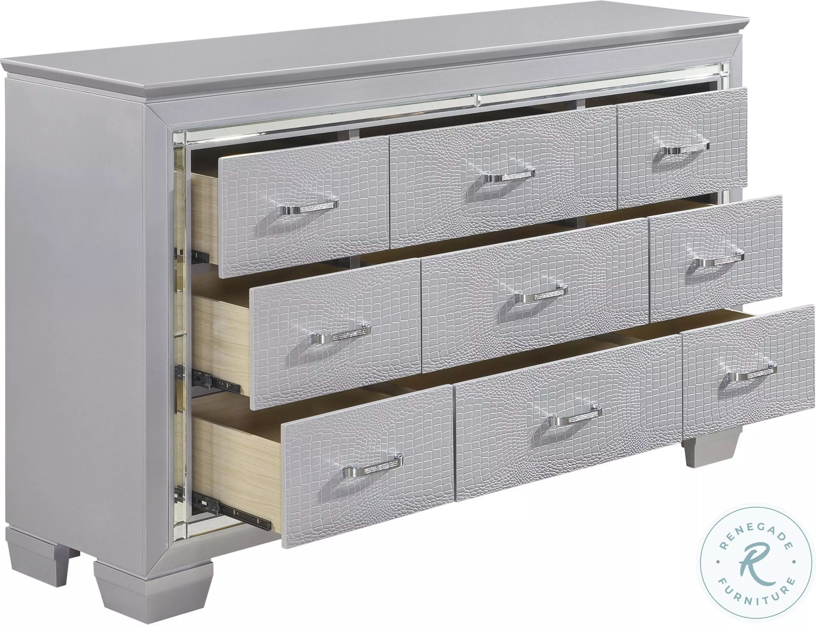 knee length dresses for ladies Ramon 6-drawer Dresser Metallic Sterling main image 1