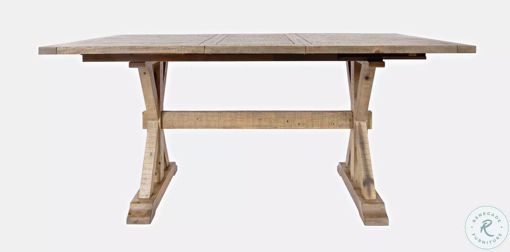 Carlyle Crossing Distressed Light Brown Extendable Counter Height