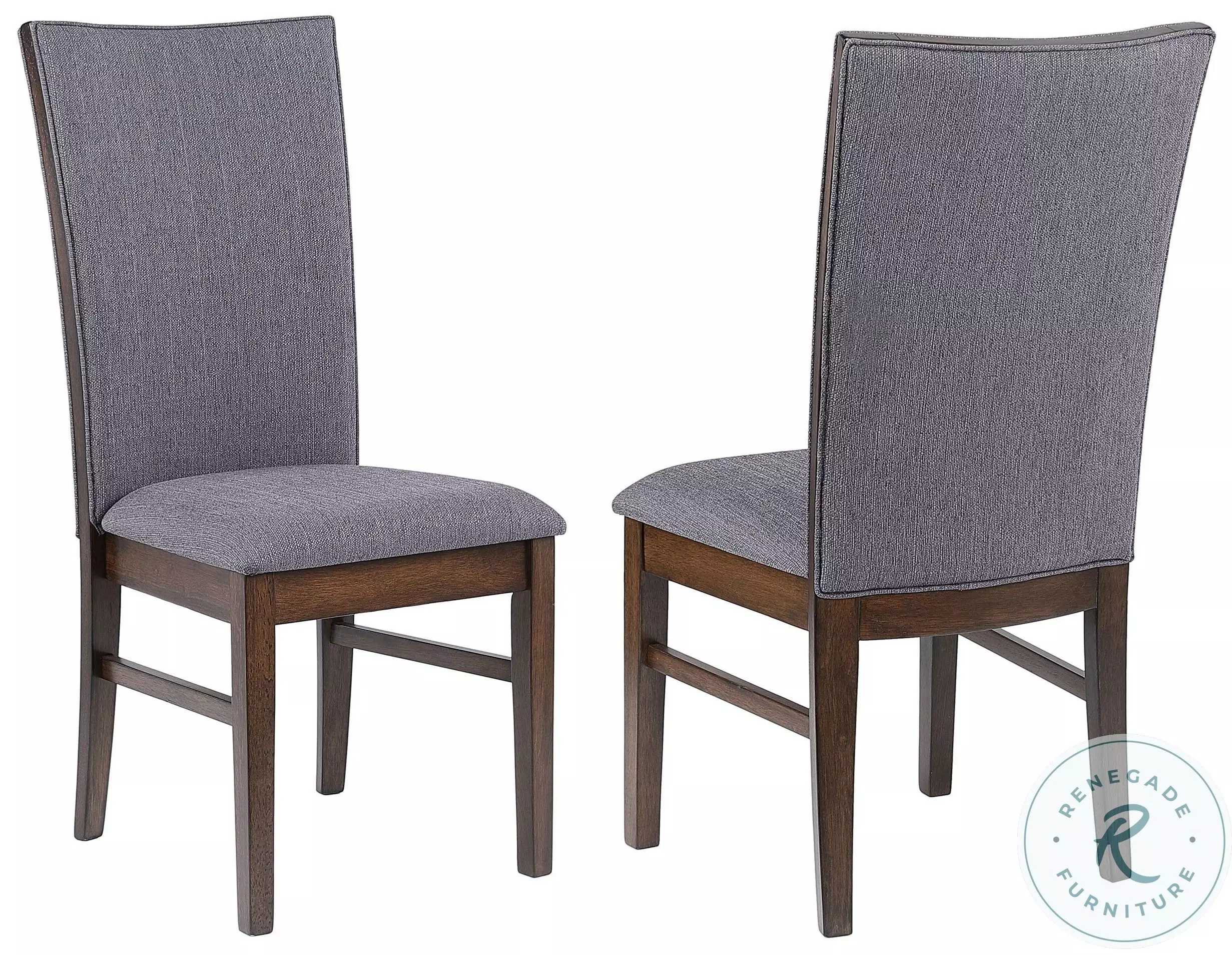 Sherwood Gray Upholstered Dining Side Chair Set of 2 From Coaster